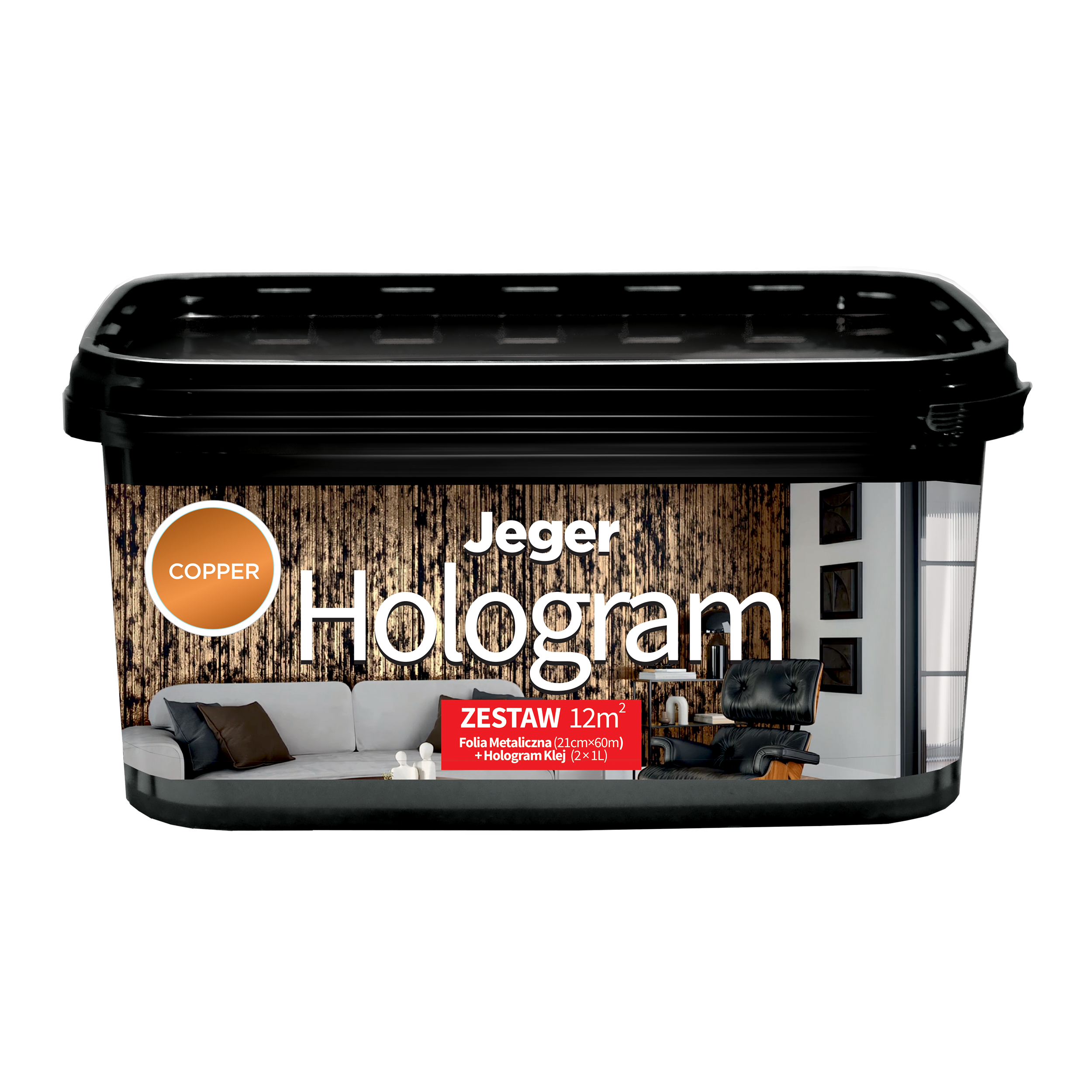 Efekt dekoracyjny Hologram miedziany 2 l Jeger
