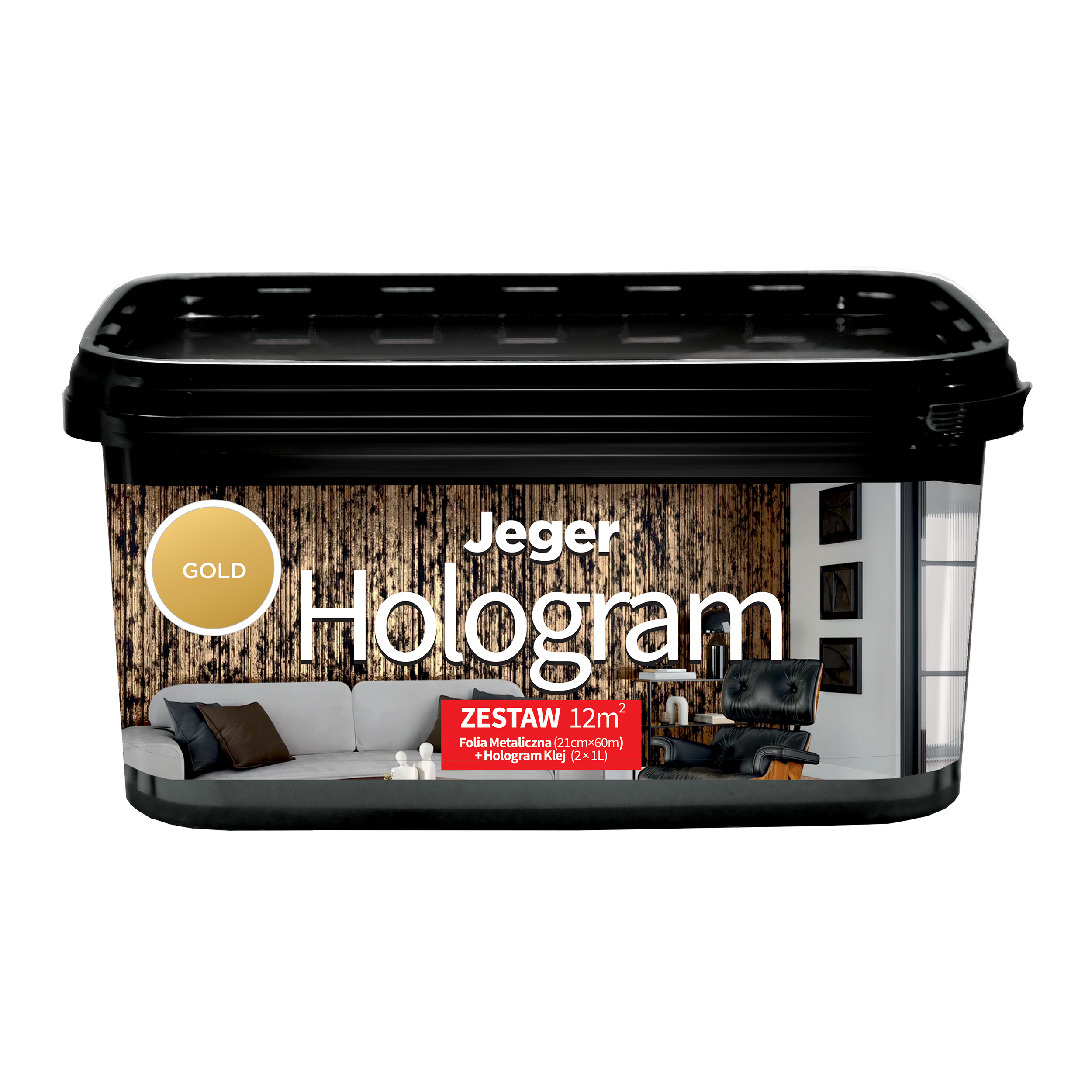 Efekt dekoracyjny Hologram złoty 2 l Jeger