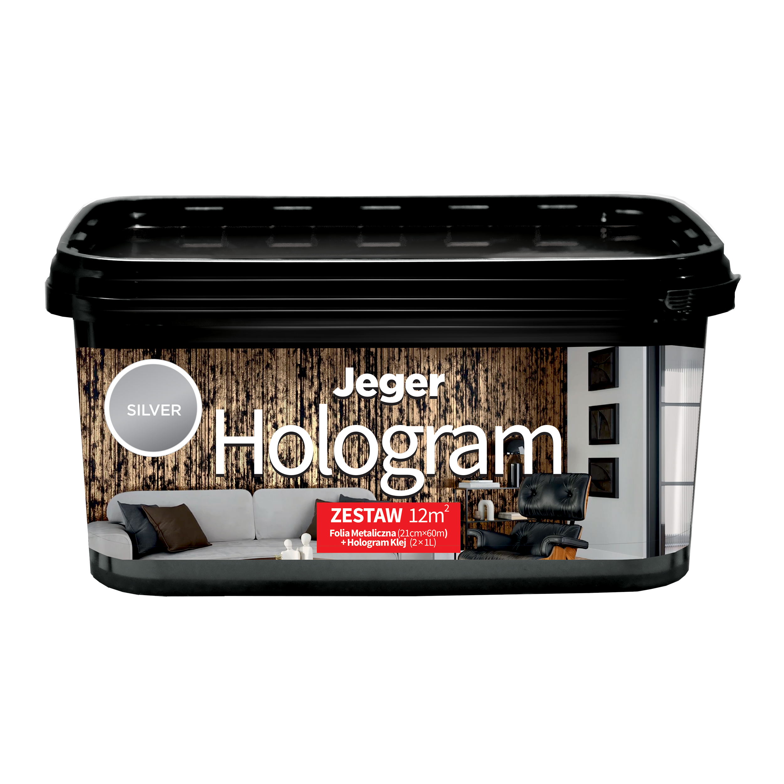 Efekt dekoracyjny Hologram silver 2 l Jeger