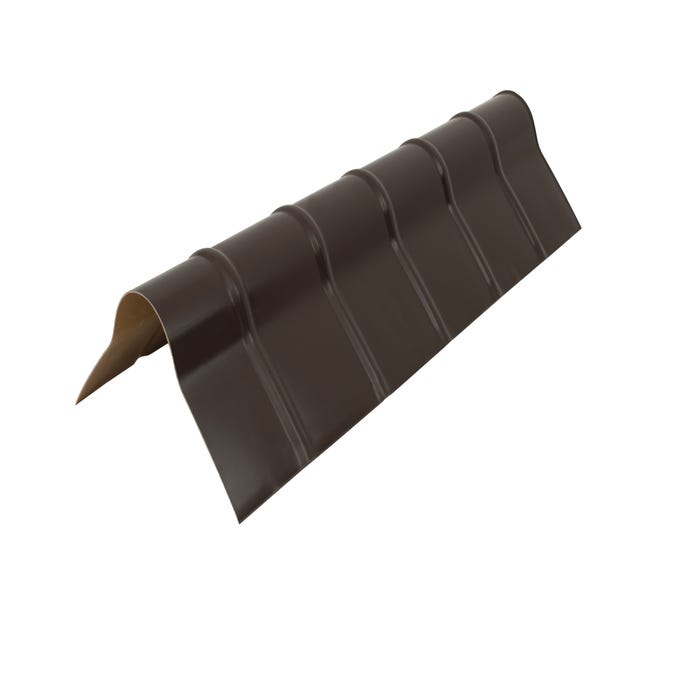 faîtage supérieur marron