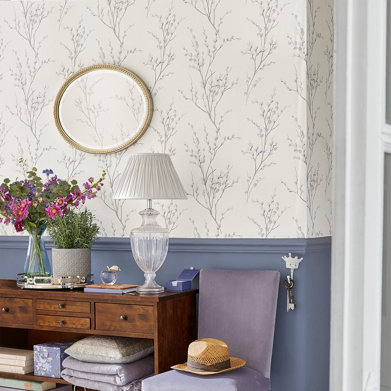 Barley par Laura Ashley - Naturel - Papier peint : Wallpaper Direct Barley par Laura Ashley - Naturel - Papier peint : Wallpaper Direct