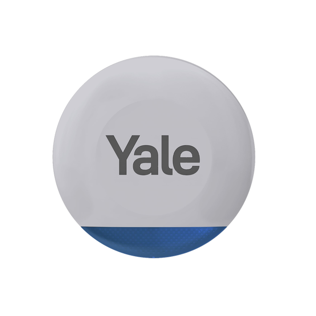 Sirena per allarme da interno / esterno senza fili smart  YALE 100dB, grigio