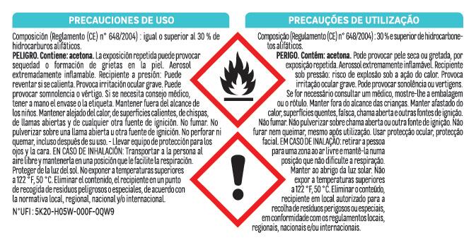 Limpiador de espuma de poliuretano AXTON 500 ml. Tiempo de acción 1 minuto. Aplicación en spray. - 5