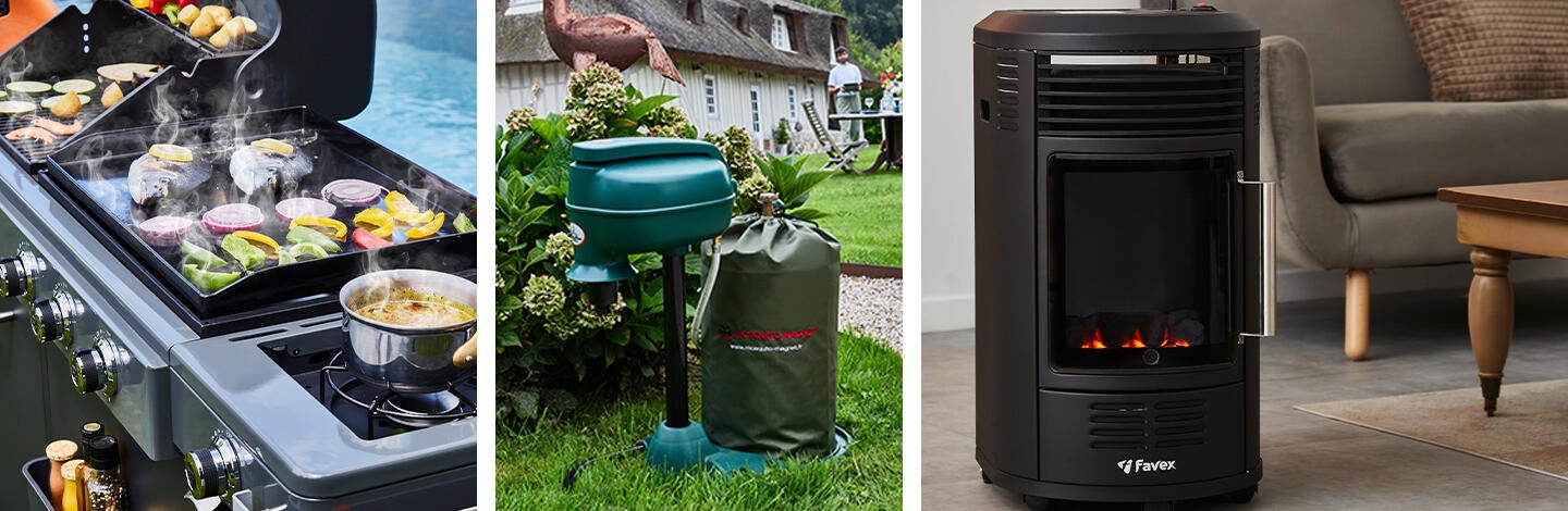 Visby - Chauffage d'appoint gaz - Mosquito Box - Anti Moustiques