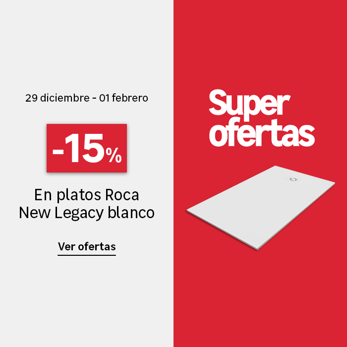 15 Platos roca New Legacy blanco Leroy Merlin