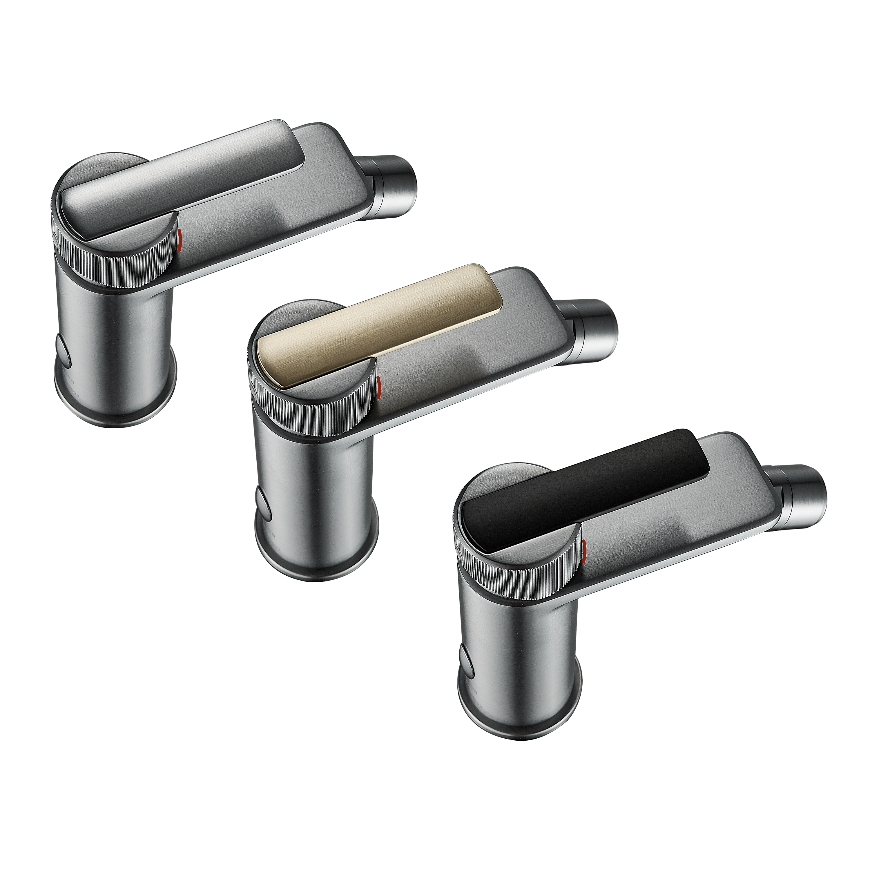 Rubinetto per bidet getto laminare cristallino Neo SENSEA cromato opaco - 3