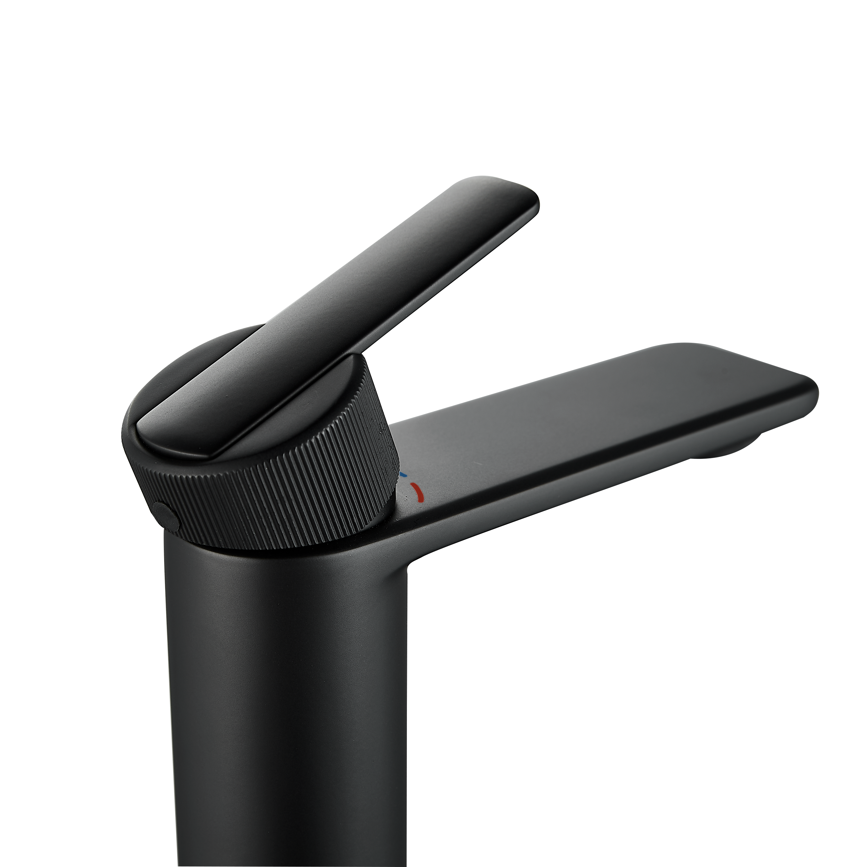 Grifo de lavabo SENSEA Neo monomando negro mate. Apertura en frío. Latón - 11