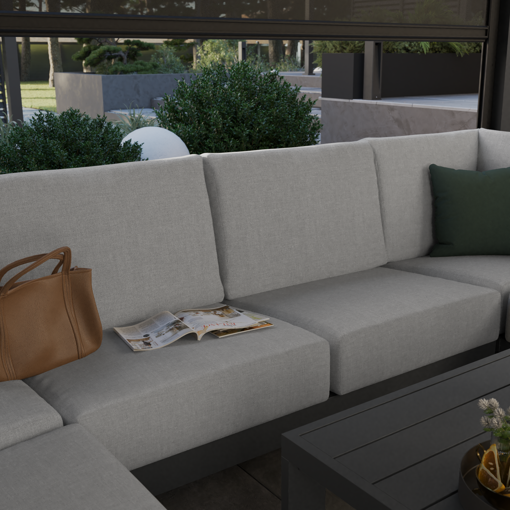 Elément milieu en aluminium du corner Athena NATERIAL - 2