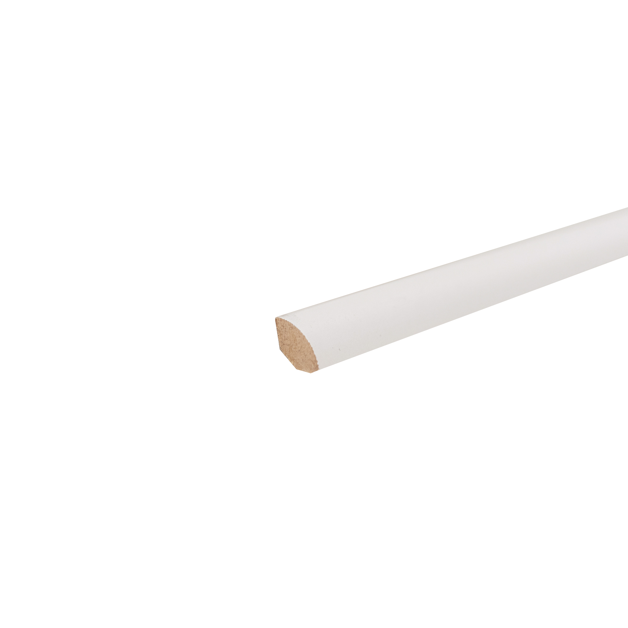 Quart-de-rond mdf, blanc, H. 1.2, Ep.12 mm ARTENS - 2
