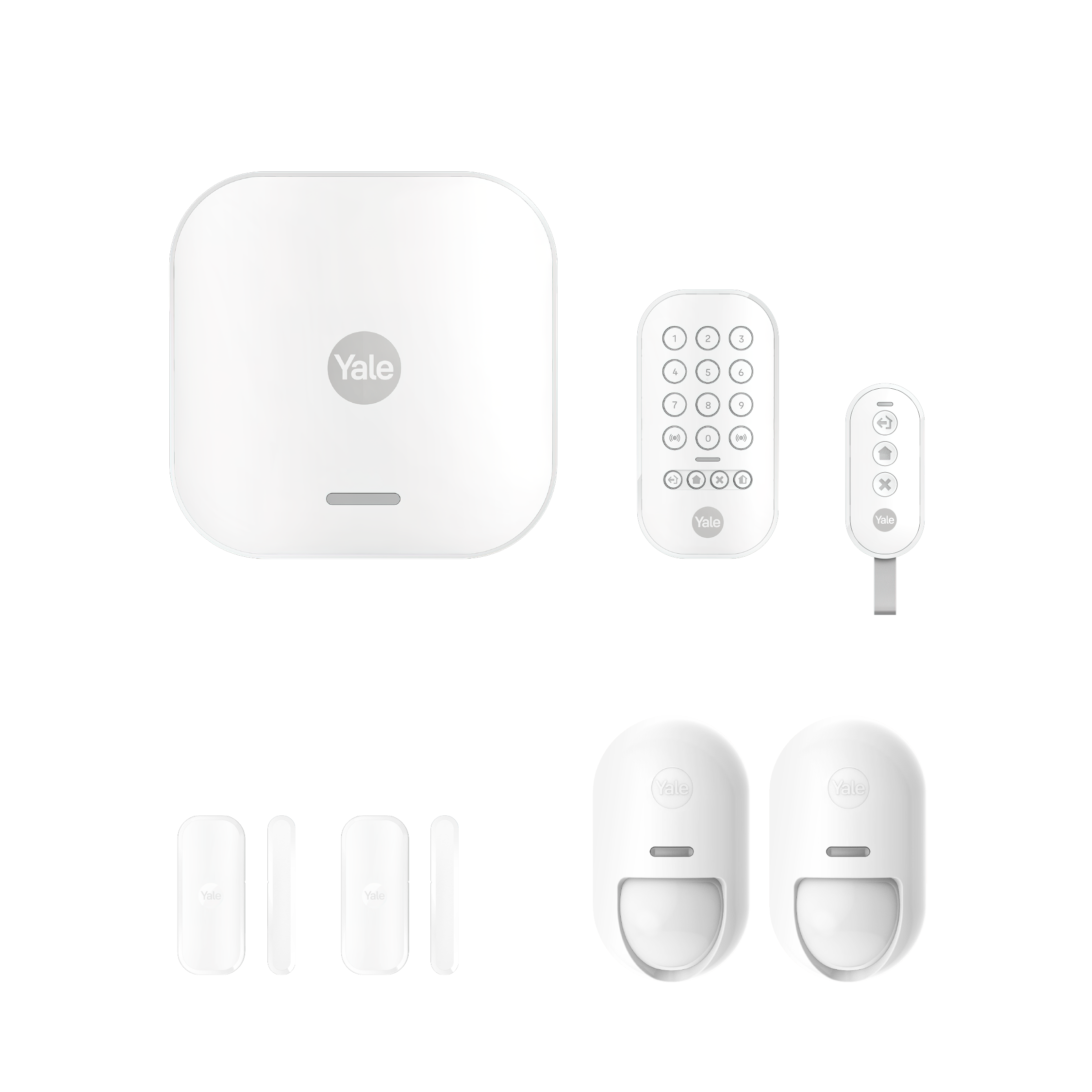 Kit Allarme Intelligente Garza 401280 - Con Sensori Movimento E Apertura, App Controllabile, Sirena 120 DB
