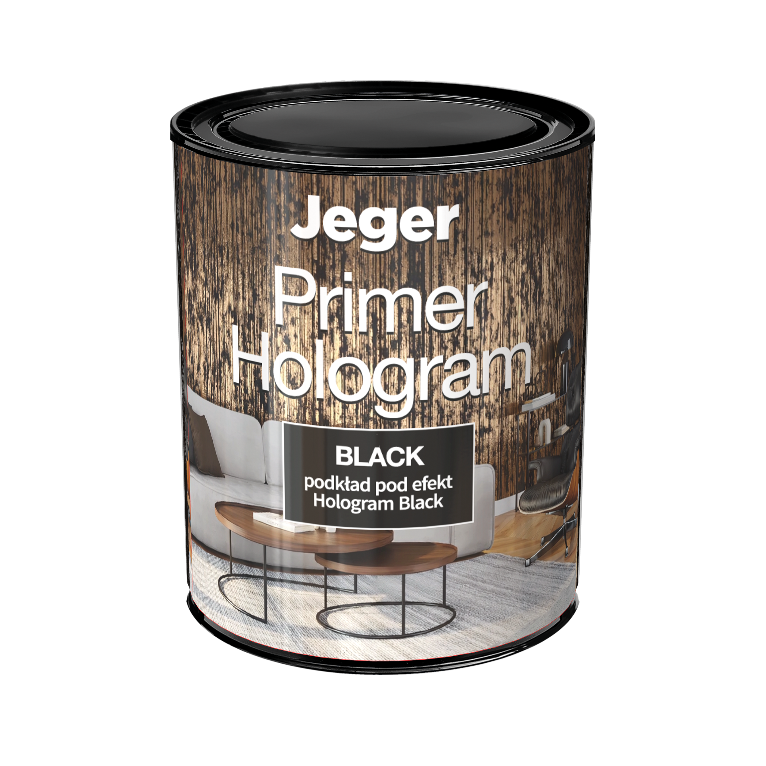 Farba dekoracyjna Hologram Primer Black 1 kg Jeger