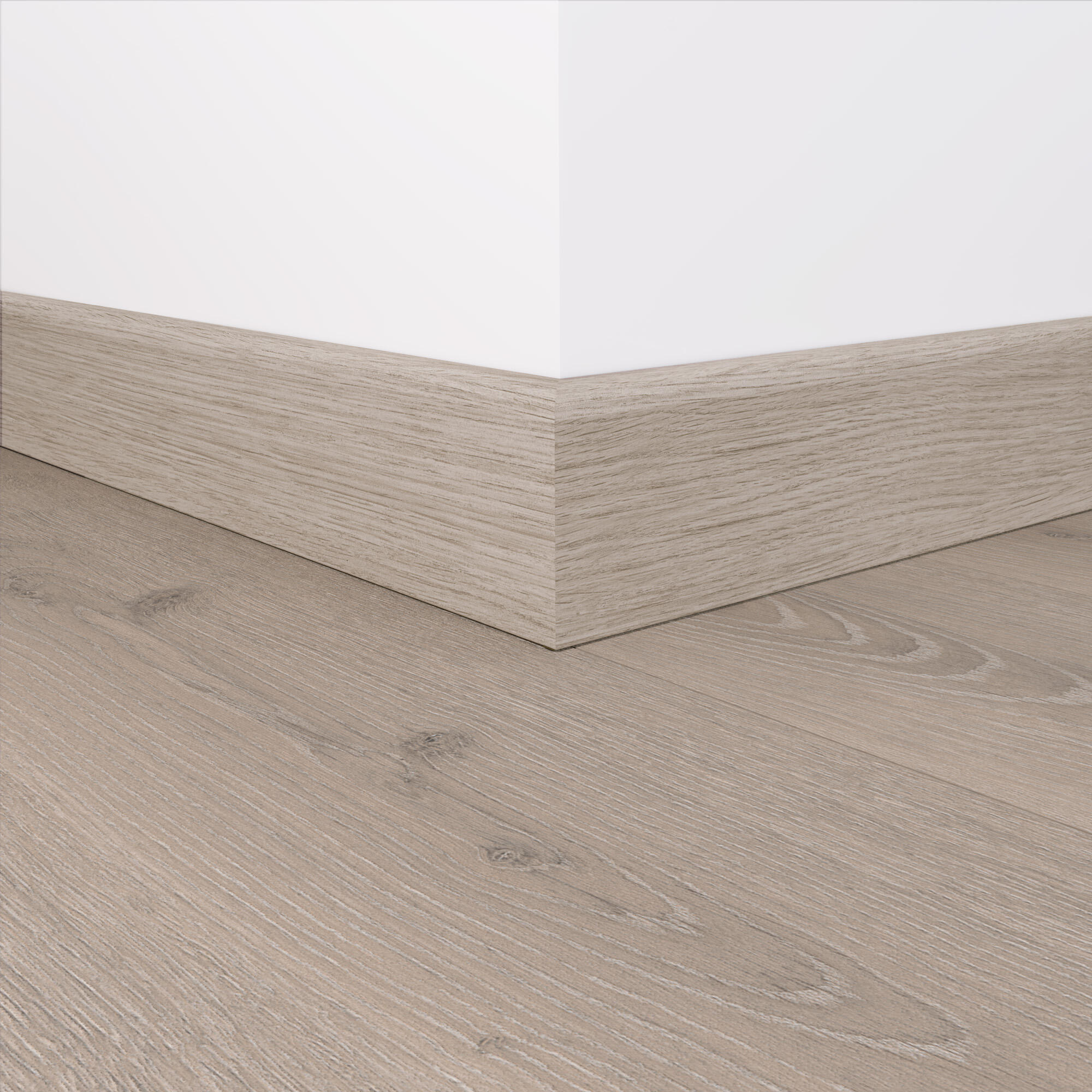 Rodapé MDF castanho semi mate 14x78x2400 mm Artens GR116 - 2