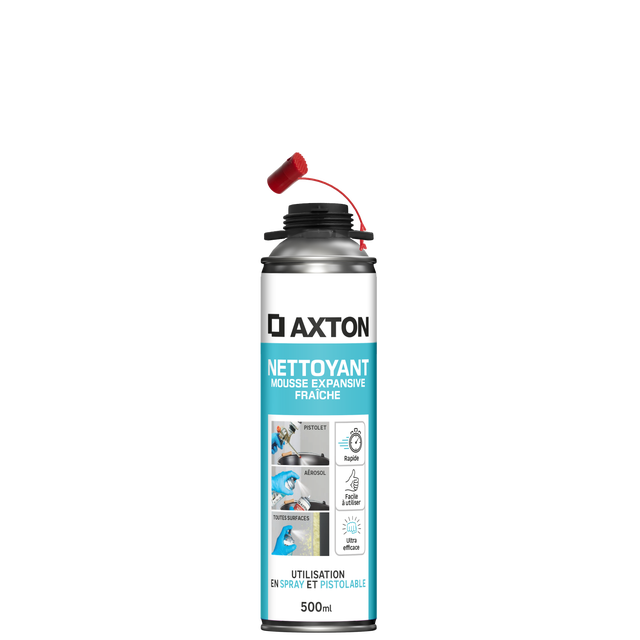 Nettoyant pour mousse expansive AXTON 500 ml
