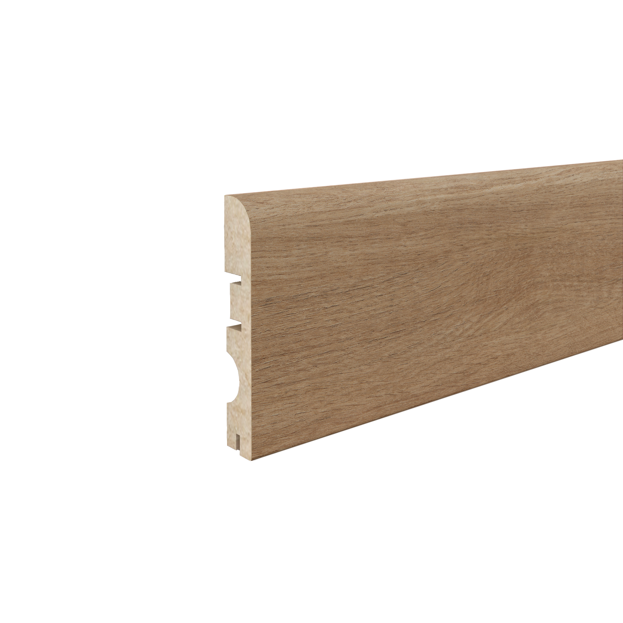 Rodapié de mdf de 240x7.8cm madera natural nat340 artens