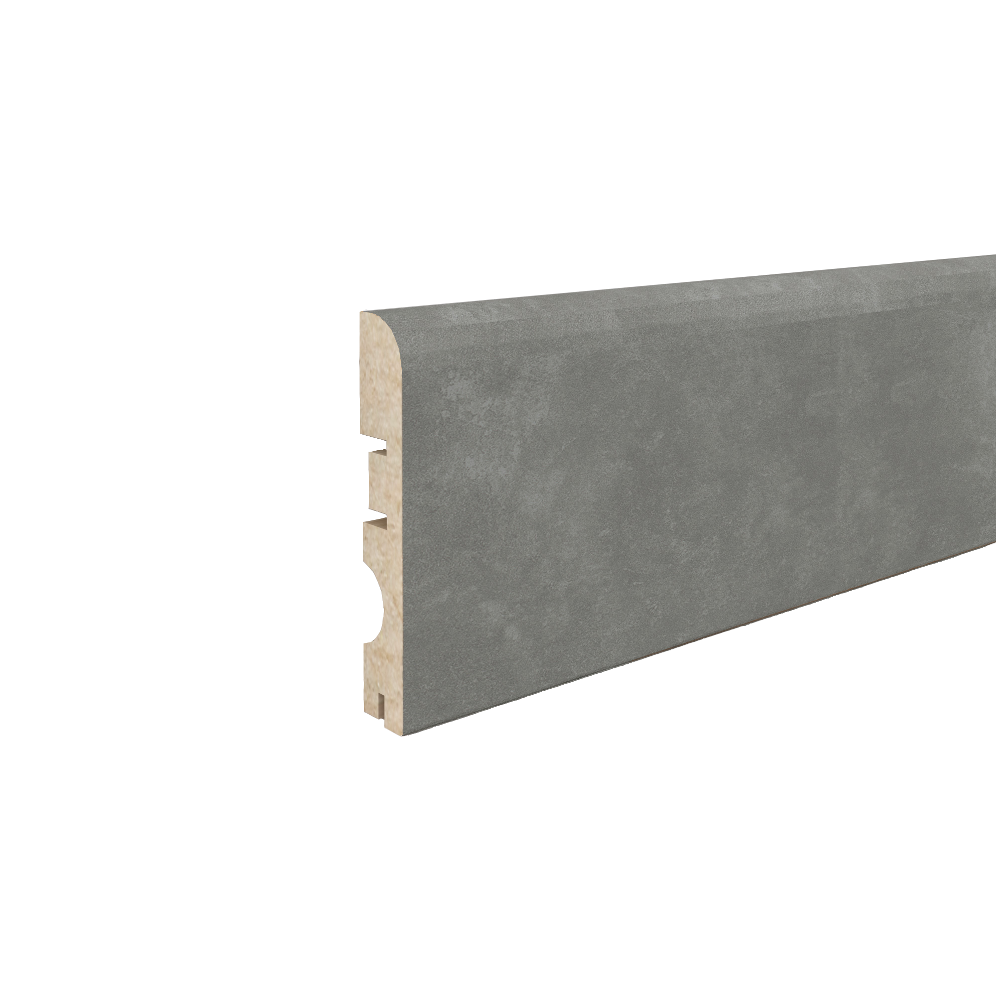 Rodapié de mdf de 240x7.8cm gris cer515 artens