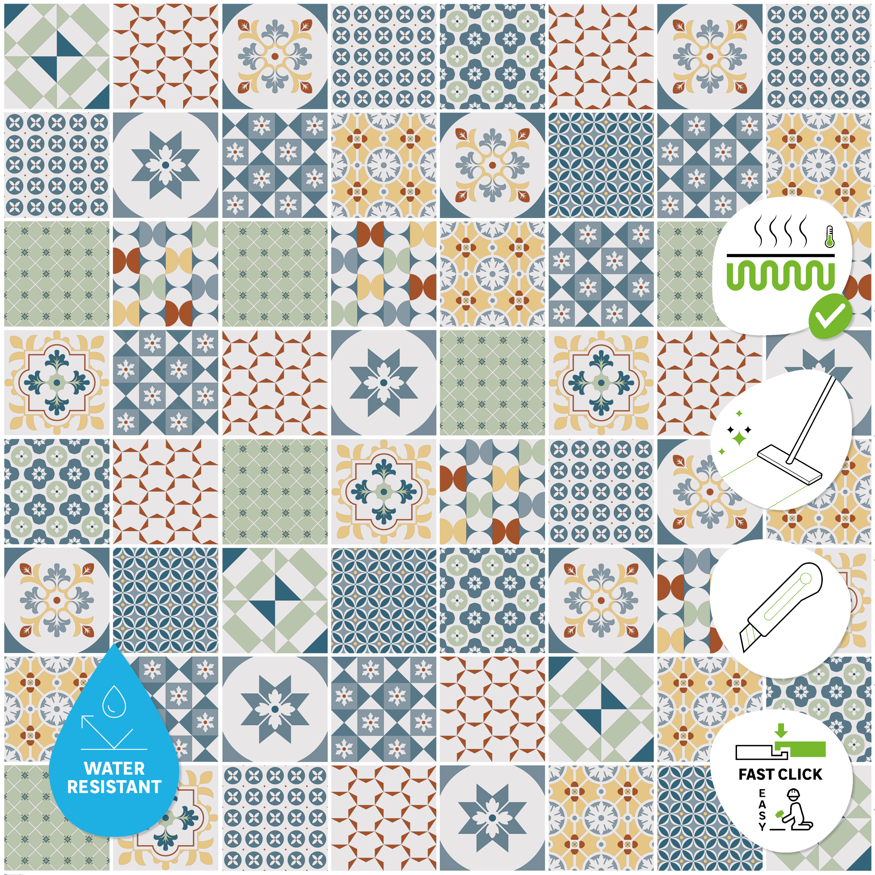 Echantillon Dalle PVC clipsable Forte ARTENS Elin Colour - 7