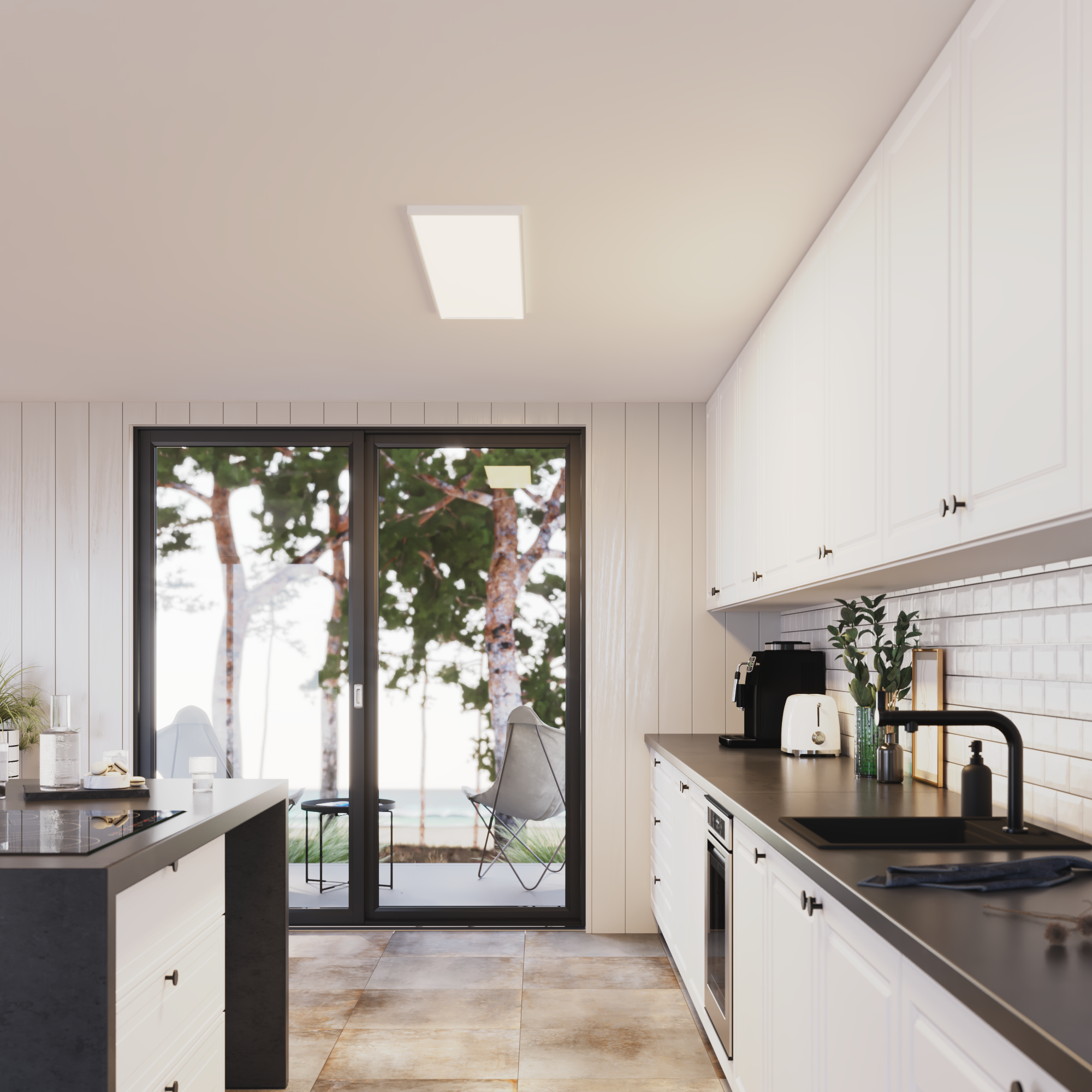 Panel LED Gdańsk biały 30 x 120 cm 5400 lm Inspire - 7