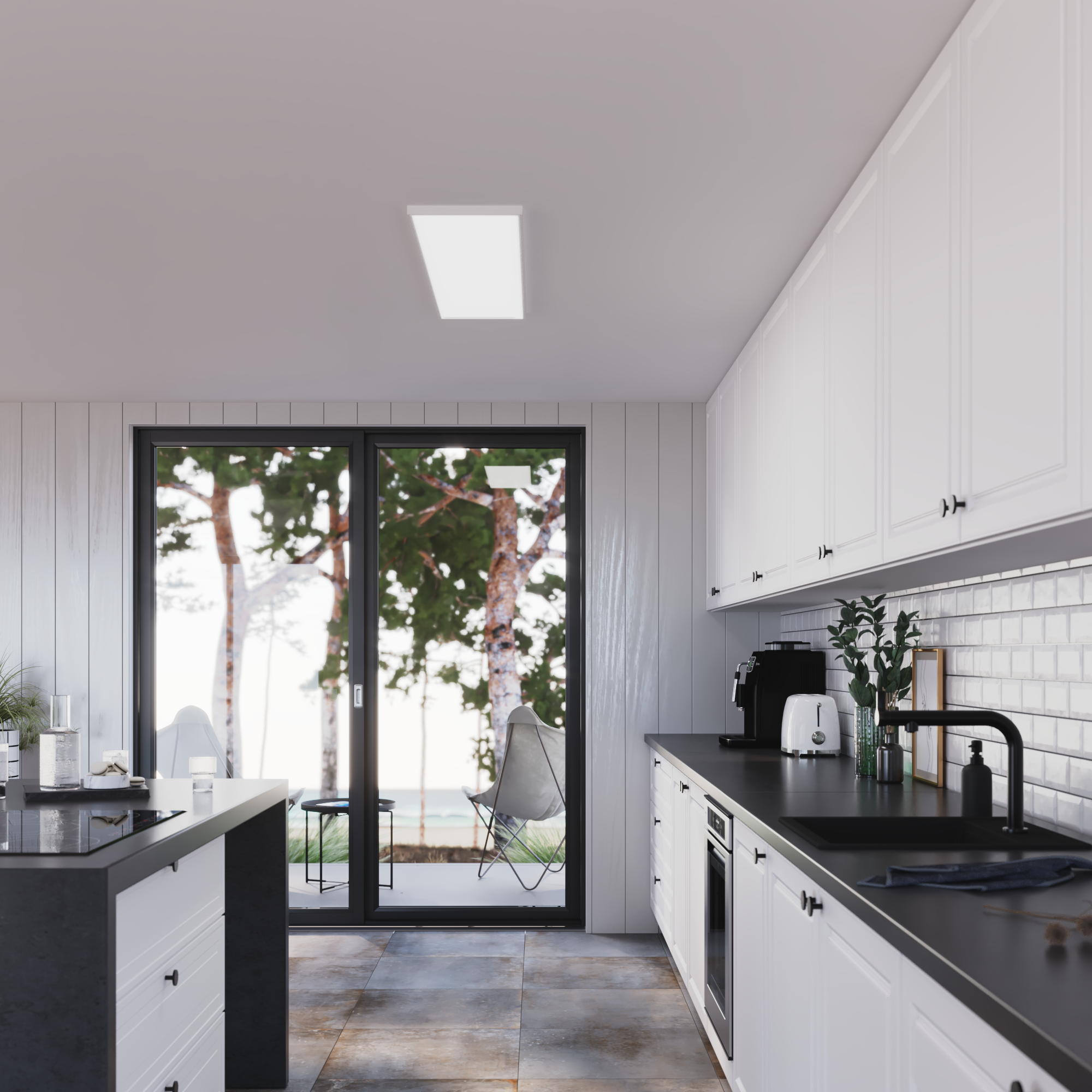 Panel LED Gdańsk biały 30 x 120 cm 5400 lm Inspire - 5