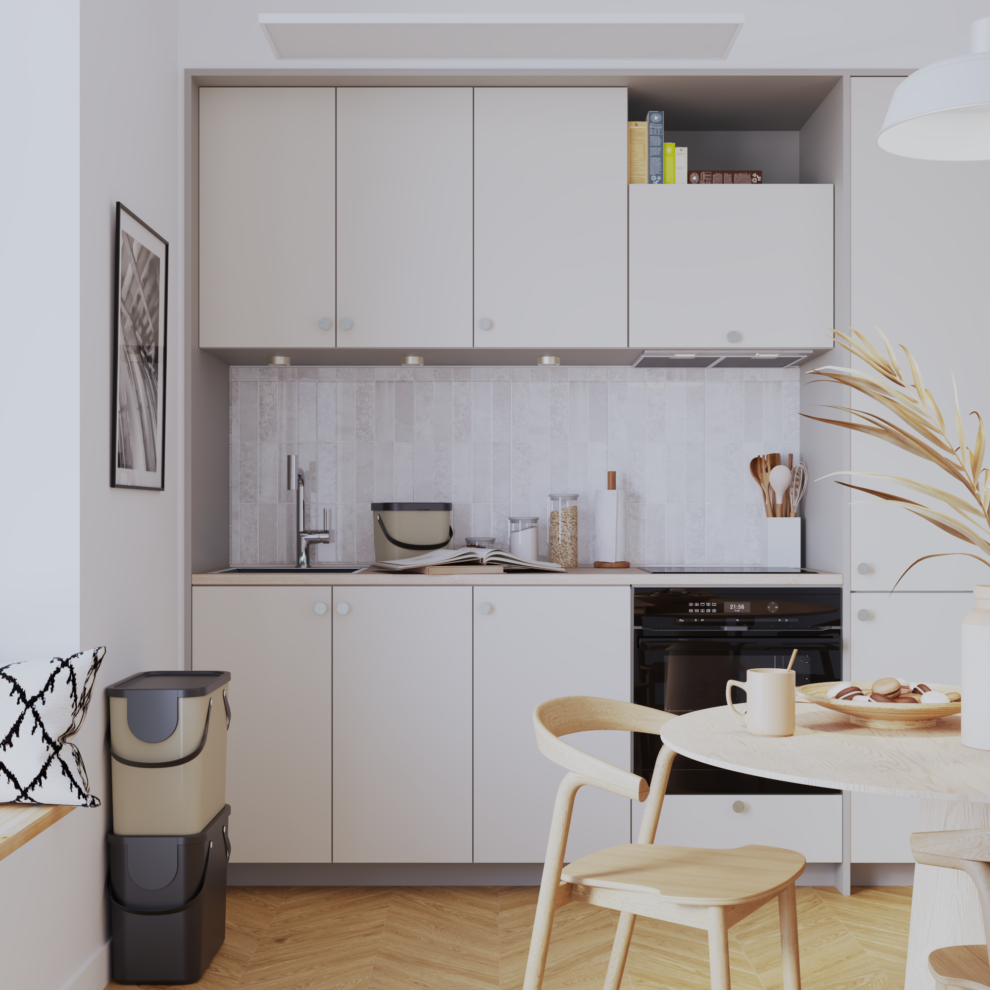 Panel LED Gdańsk biały 30 x 120 cm 5400 lm Inspire - 2