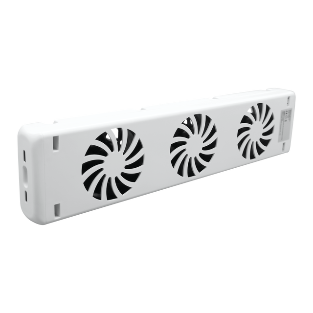 Wentylator grzejnikowy 30x6,9x3 cm biały SOLID