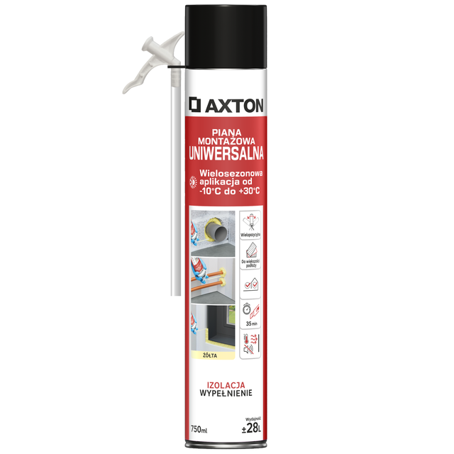 Piana montażowa uniwersalna wielosezonowa 750 ml Axton