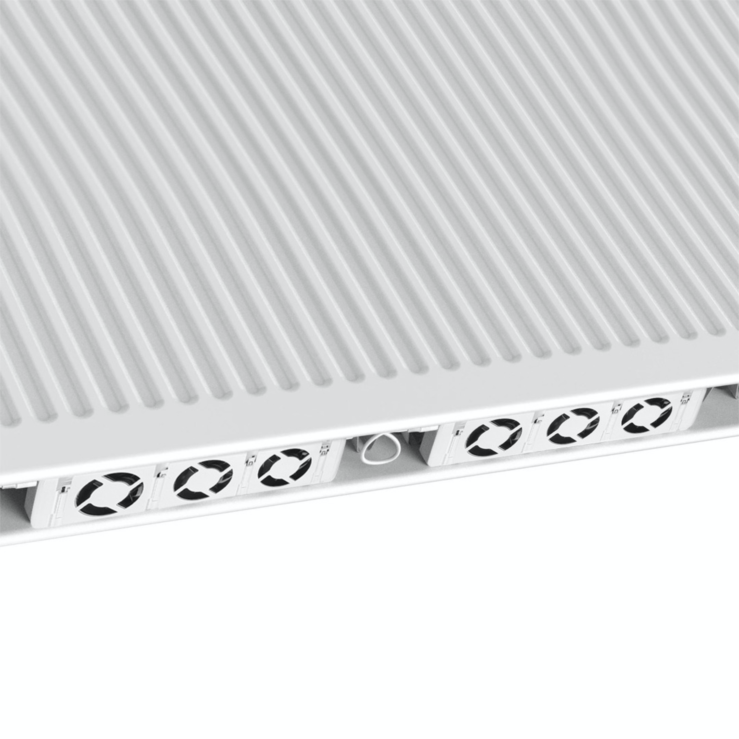 Wentylator grzejnikowy 30x6,9x3 cm biały SOLID - 11