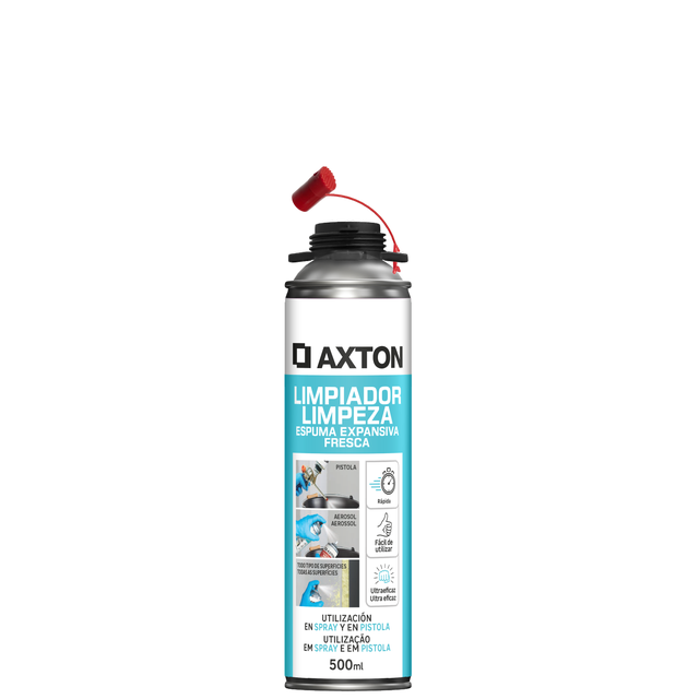 Eliminador de espuma expansiva pu húmida 500 ml Axton