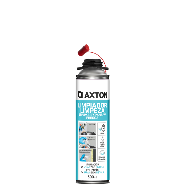 Limpiador de espuma húmeda Axton en formato spray 500 ml