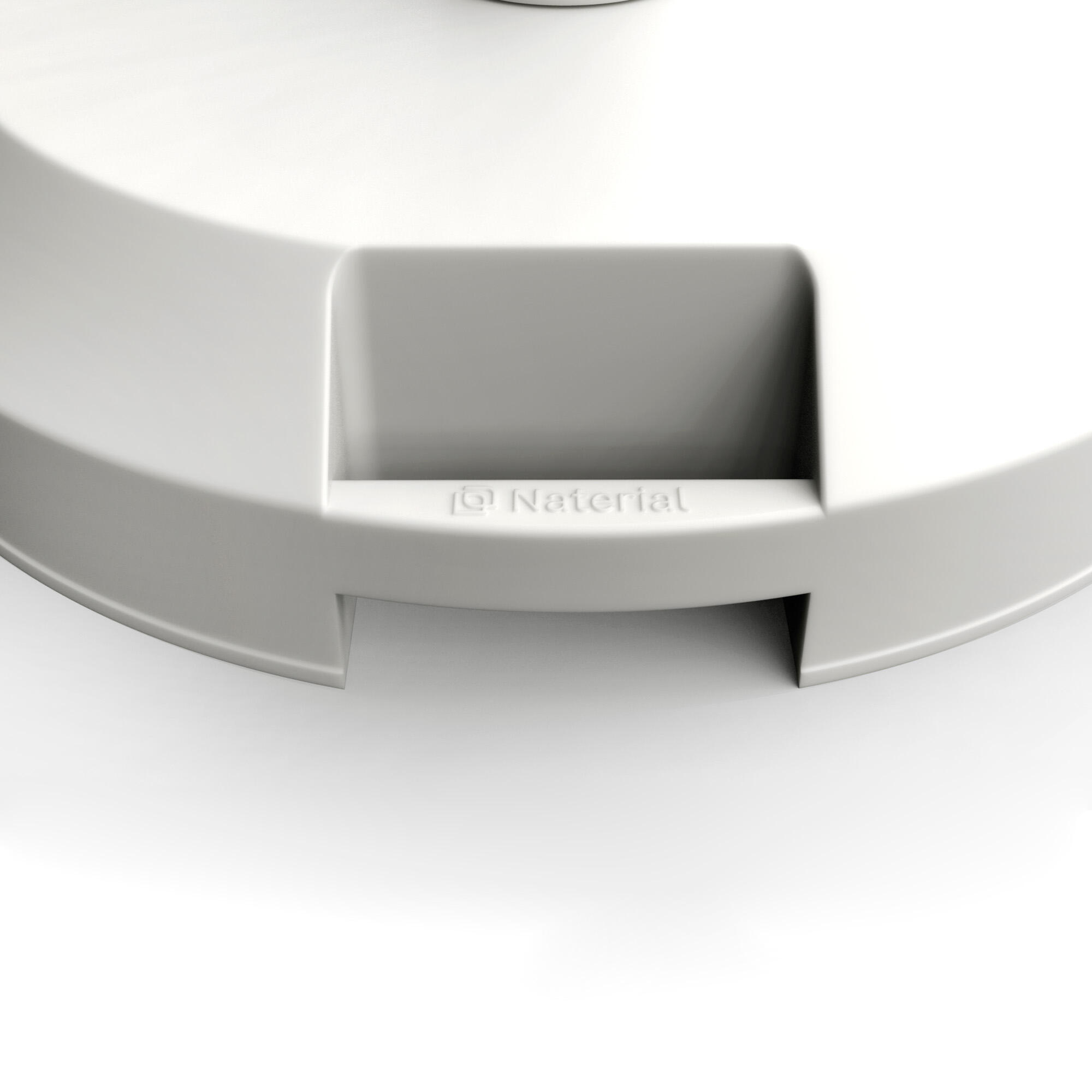 Base redonda para chapéu-sol 29 kg branco Naterial - 12