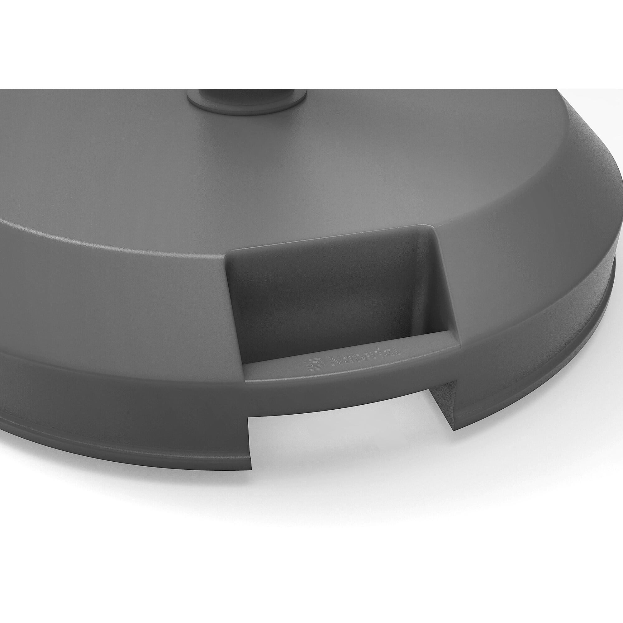 Base redonda para chapéu-sol 18 kg antracite Naterial - 13