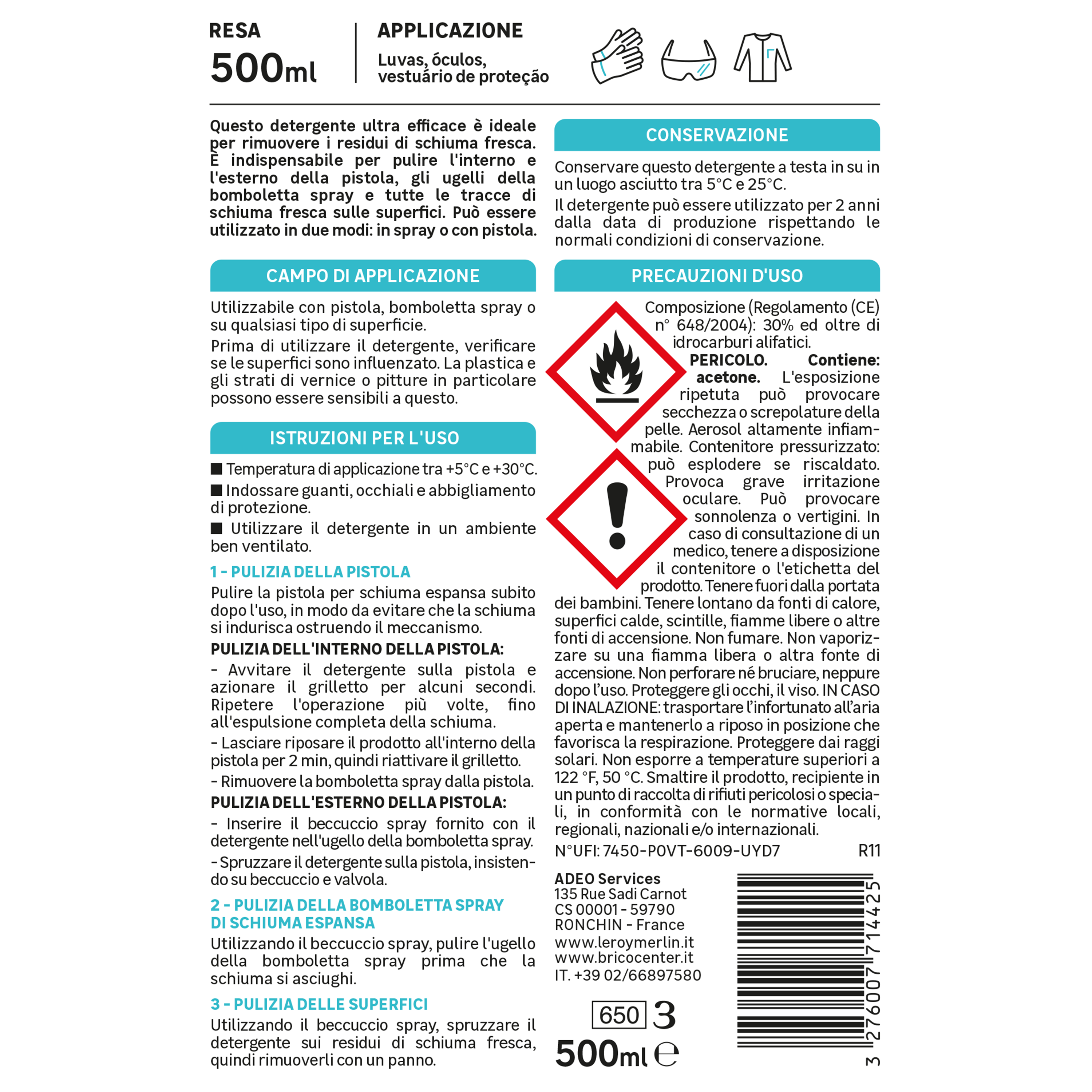 Pulitore chimico AXTON - 6