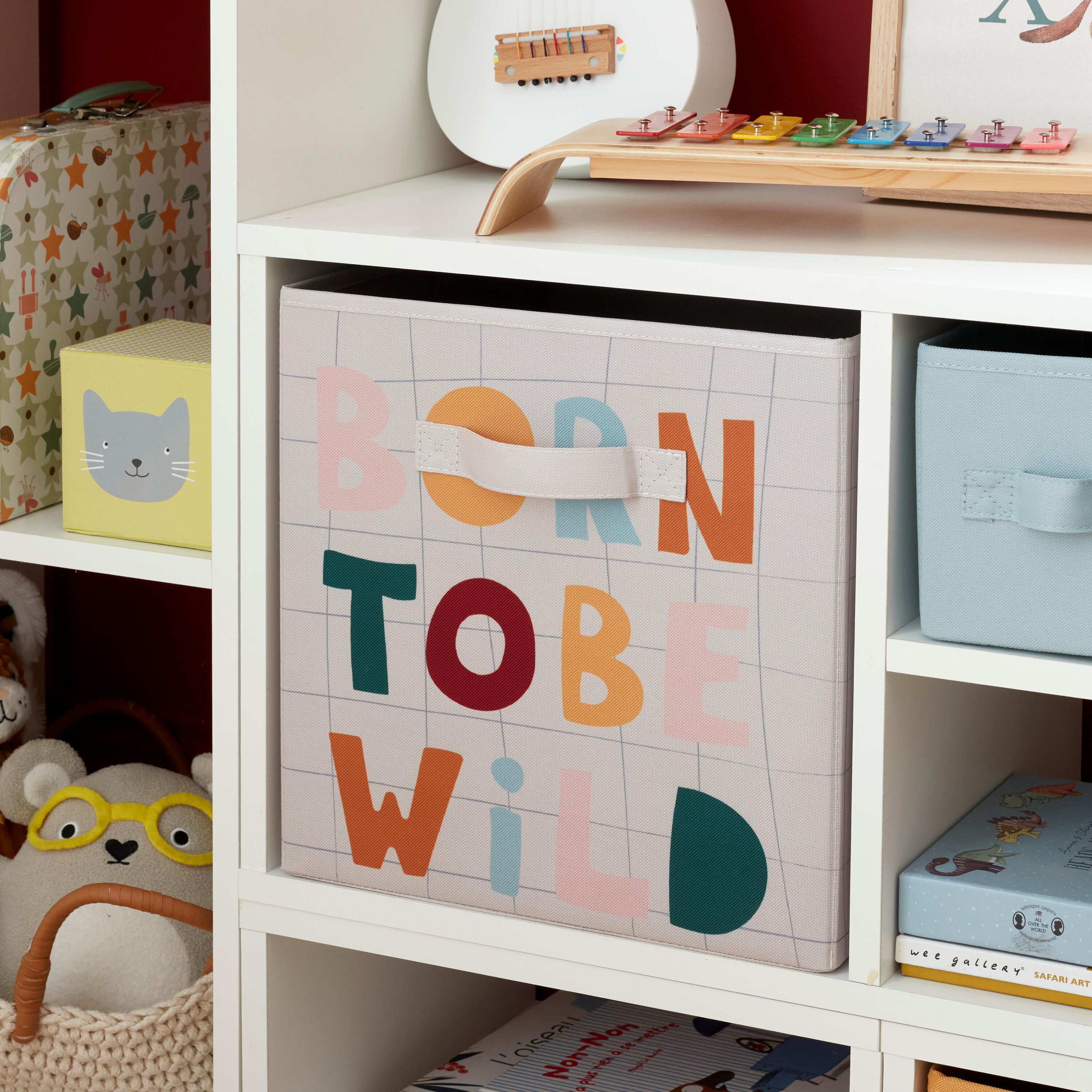 Panier SPACEO Kub Wild H.31 x l.31 x P.31 cm - 4