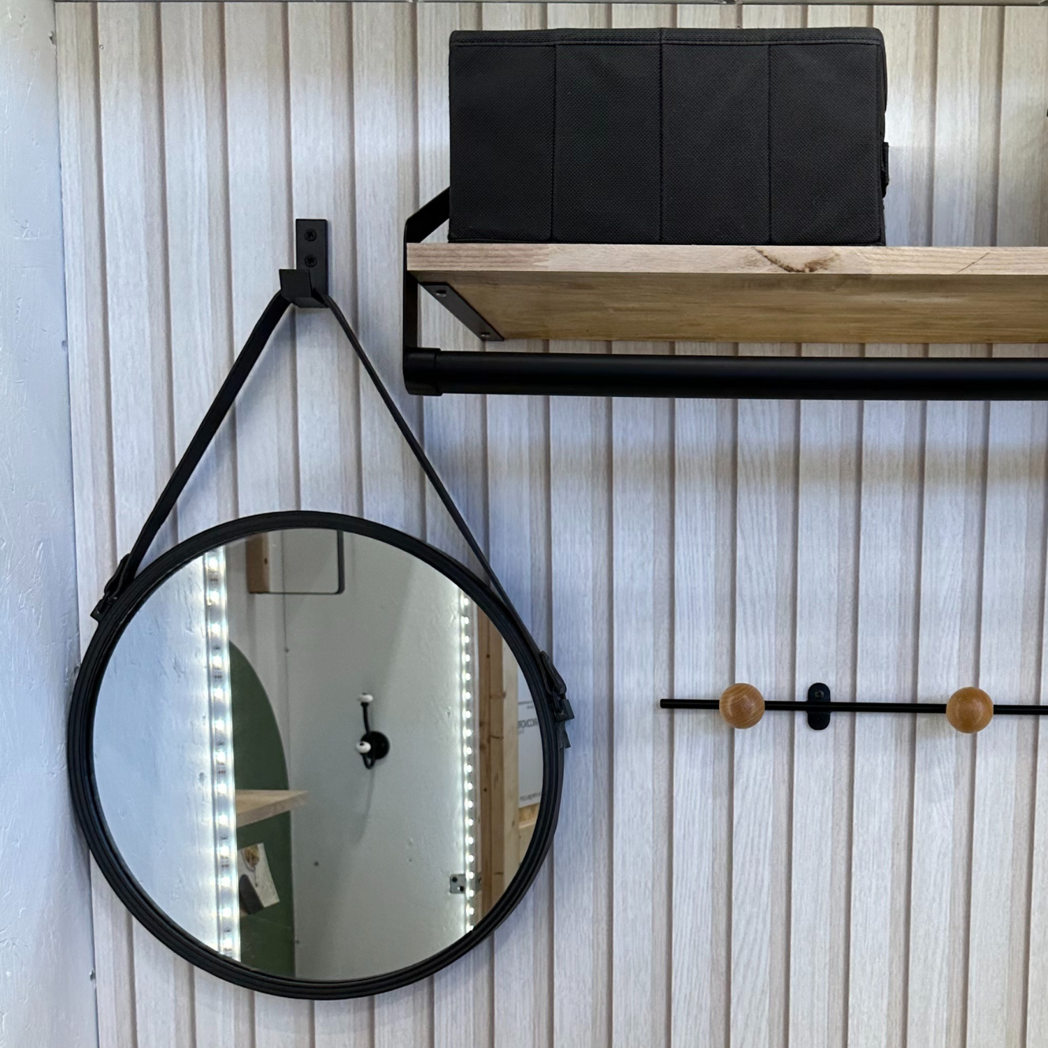 Patère à visser, noir CIME - 2