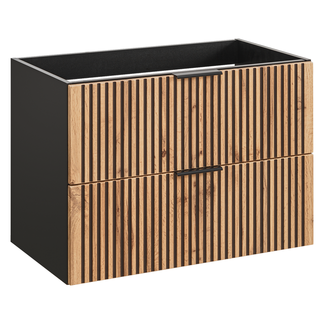 Szafka pod umywalkę Xilo Black Wotan 80 Comad