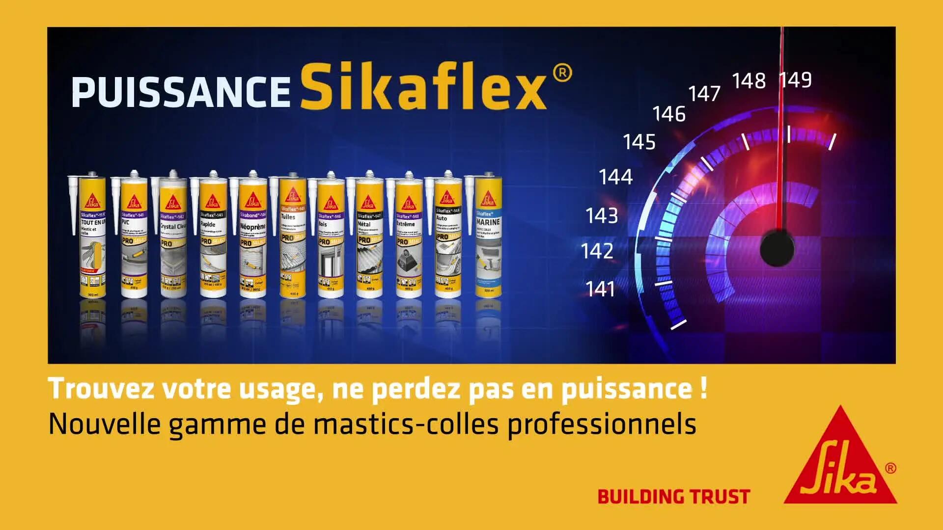 Mastic colle SIKAFLEX 11fc blanc SIKA 300 ml - 5