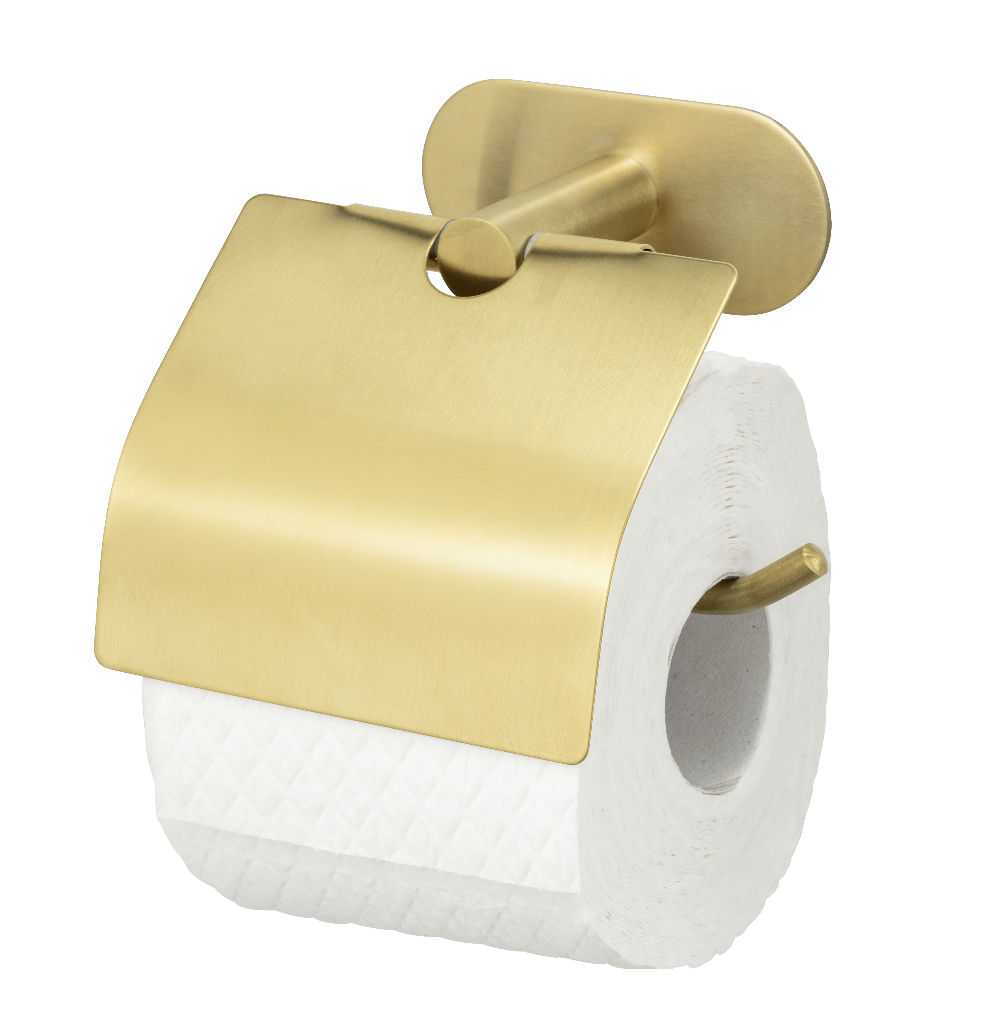 Porta-rolos turbo com tampa dourado mate Orea - 4
