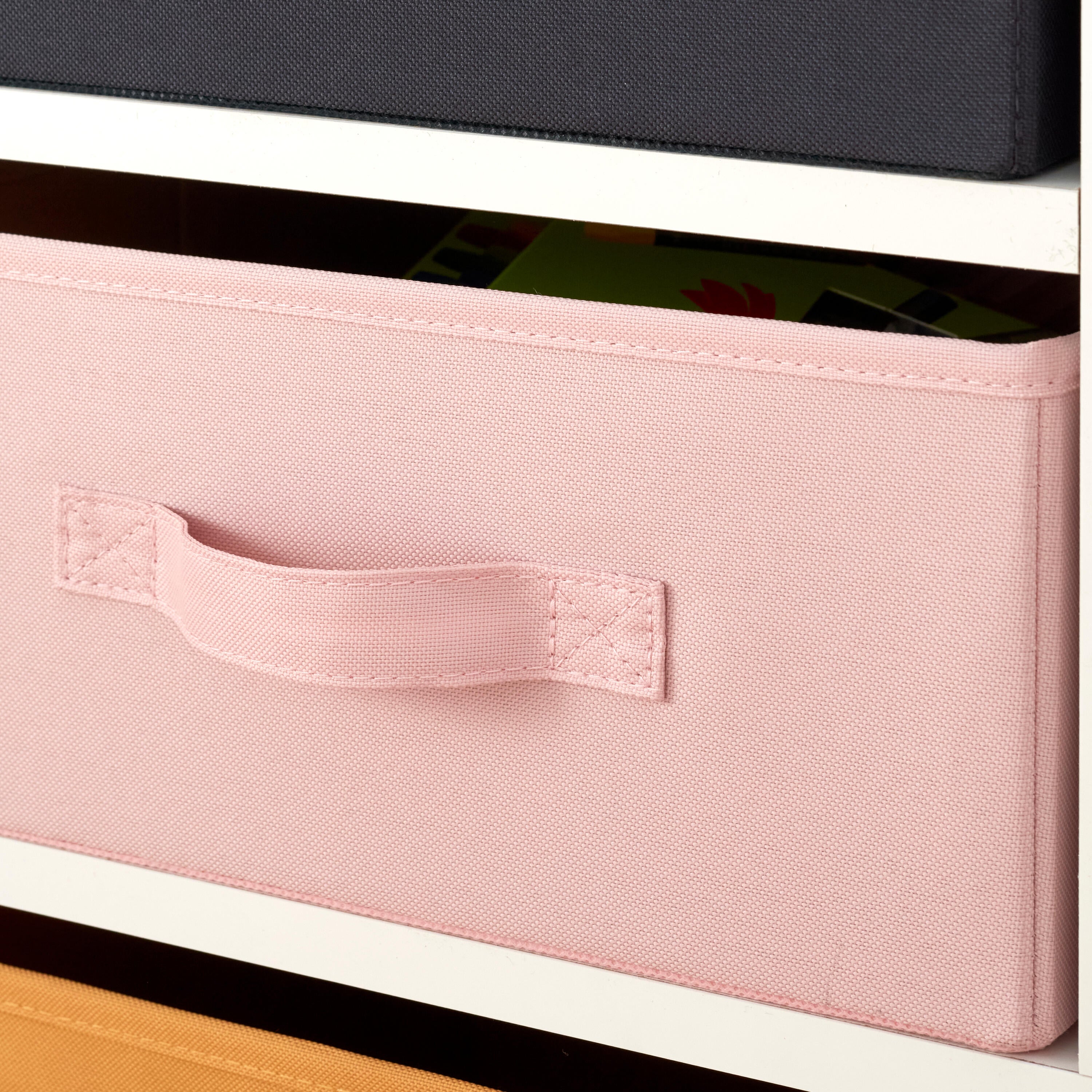 Panier SPACEO kub rose H.14 x l.31 x P.31 cm - 9