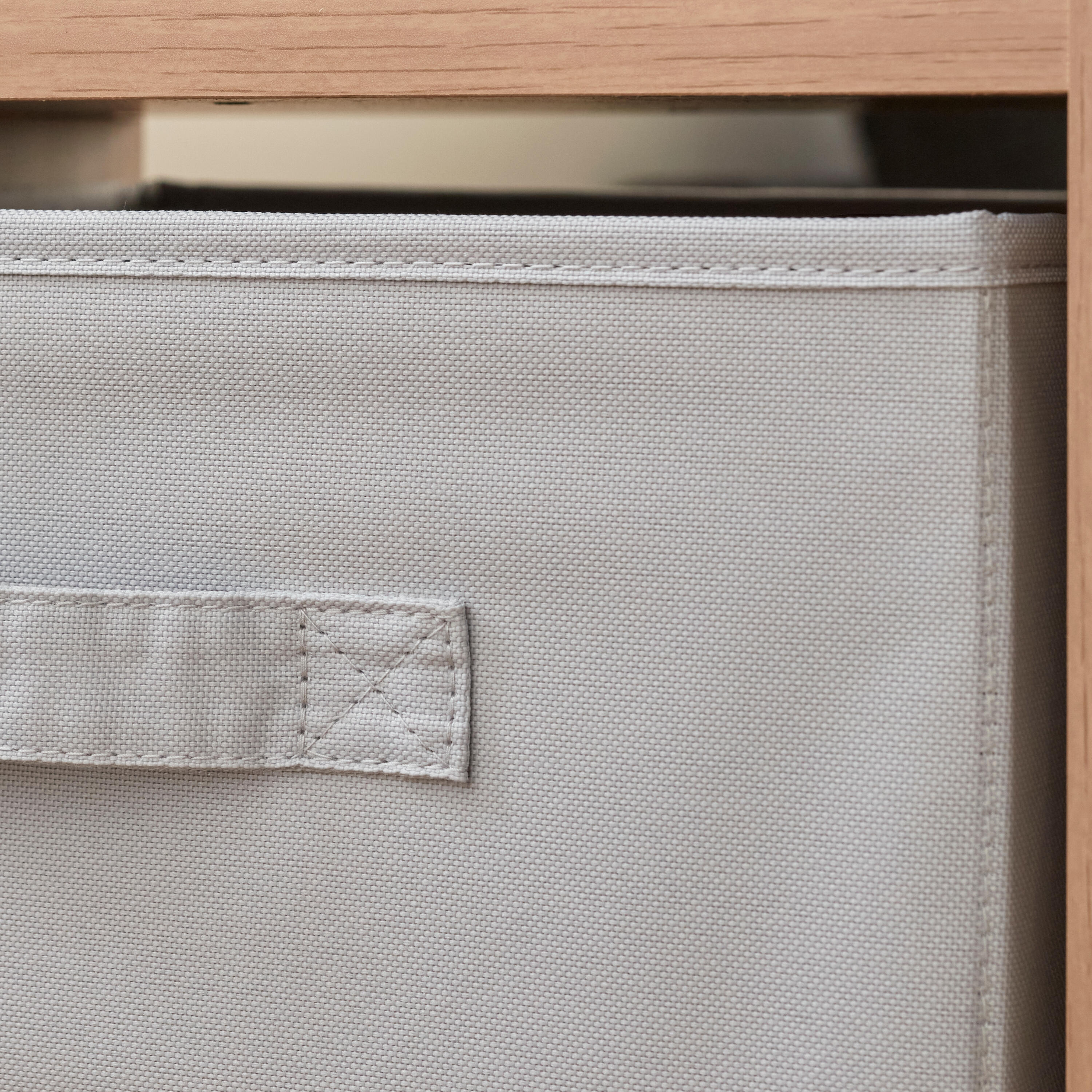 Panier SPACEO Kub gris H.14 x l.31 x P.31 cm - 8