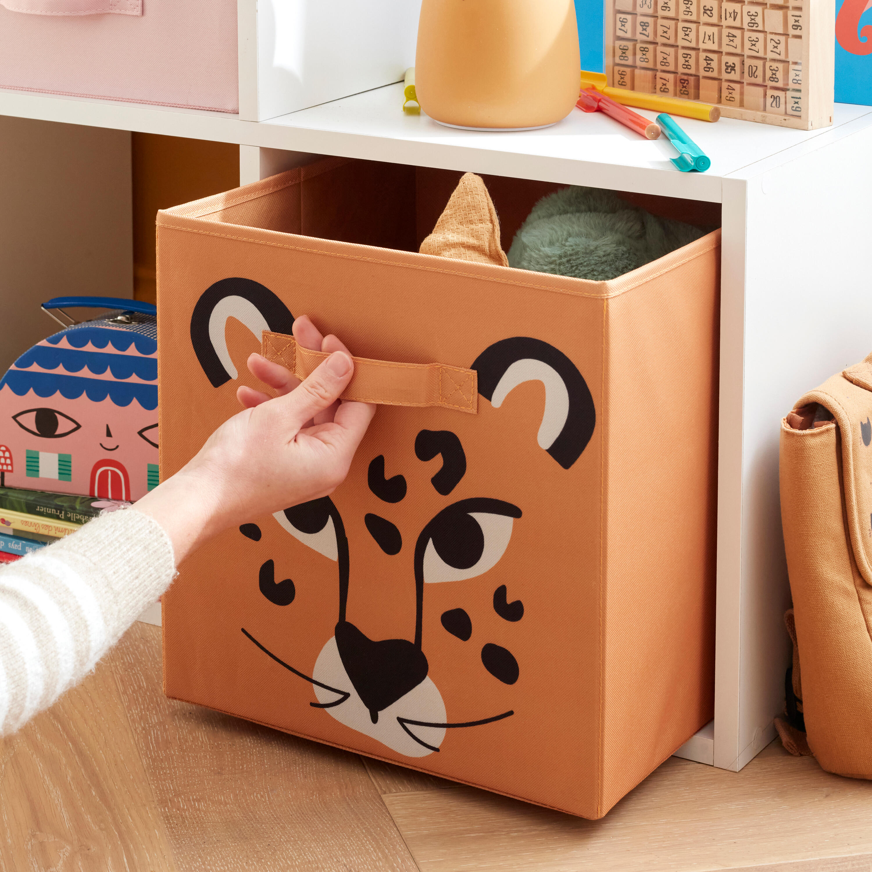 Panier SPACEO Kub guépard H.31 x l.31 x P.31 cm - 10