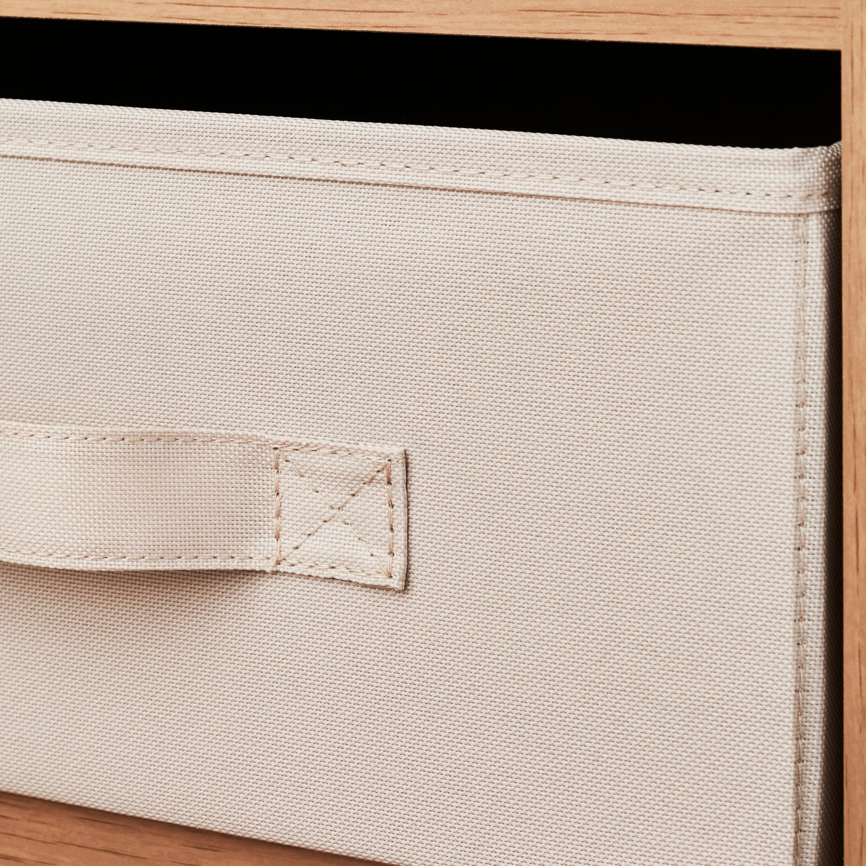 Panier SPACEO kub beige H.14 x l.31 x P.31 cm - 8