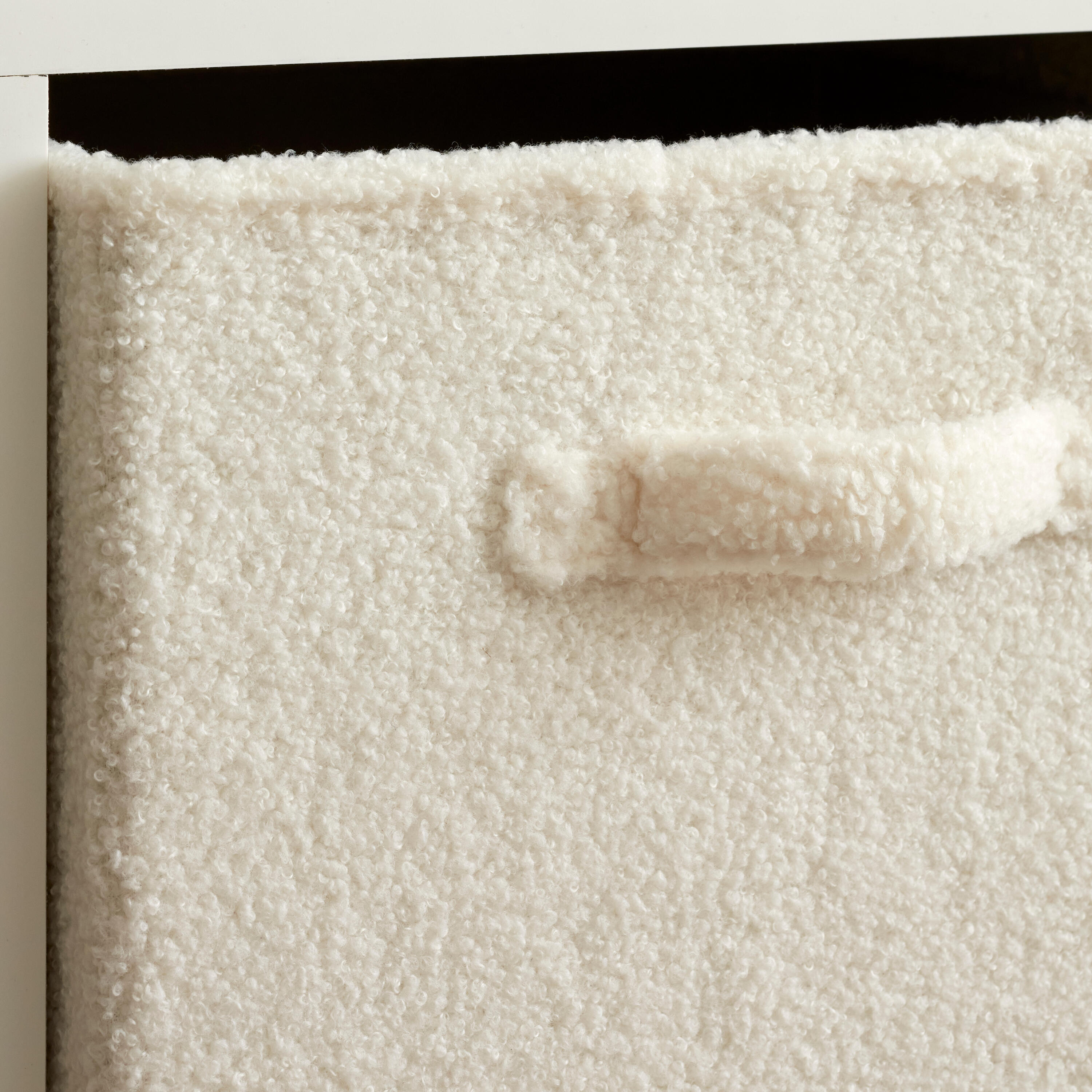 Panier SPACEO Kub effet laine H.31 x l.31 x P.31 cm - 3