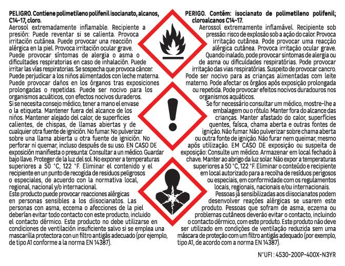 Pack 2 espumas expansivas poliuretano multiusos manual 750ml Axton - 7