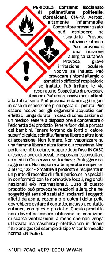 Schiuma espansa poliuretanica AXTON per pistola per isolare 750 ml - 7