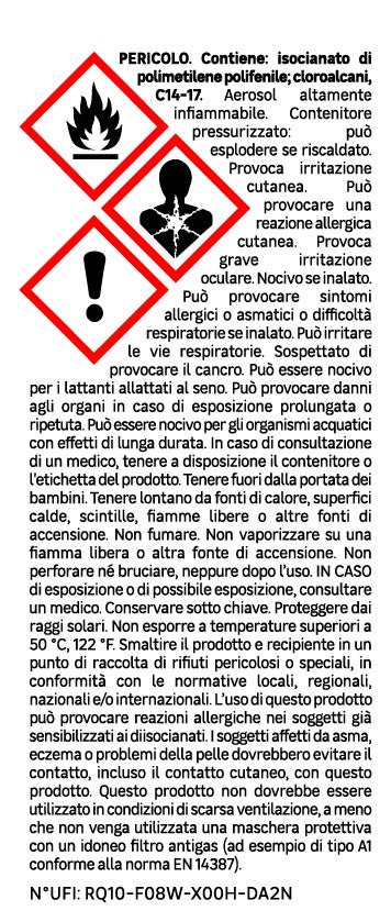 Schiuma espansa poliuretanica AXTON multiuso per pistola per isolare 750 ml - 8
