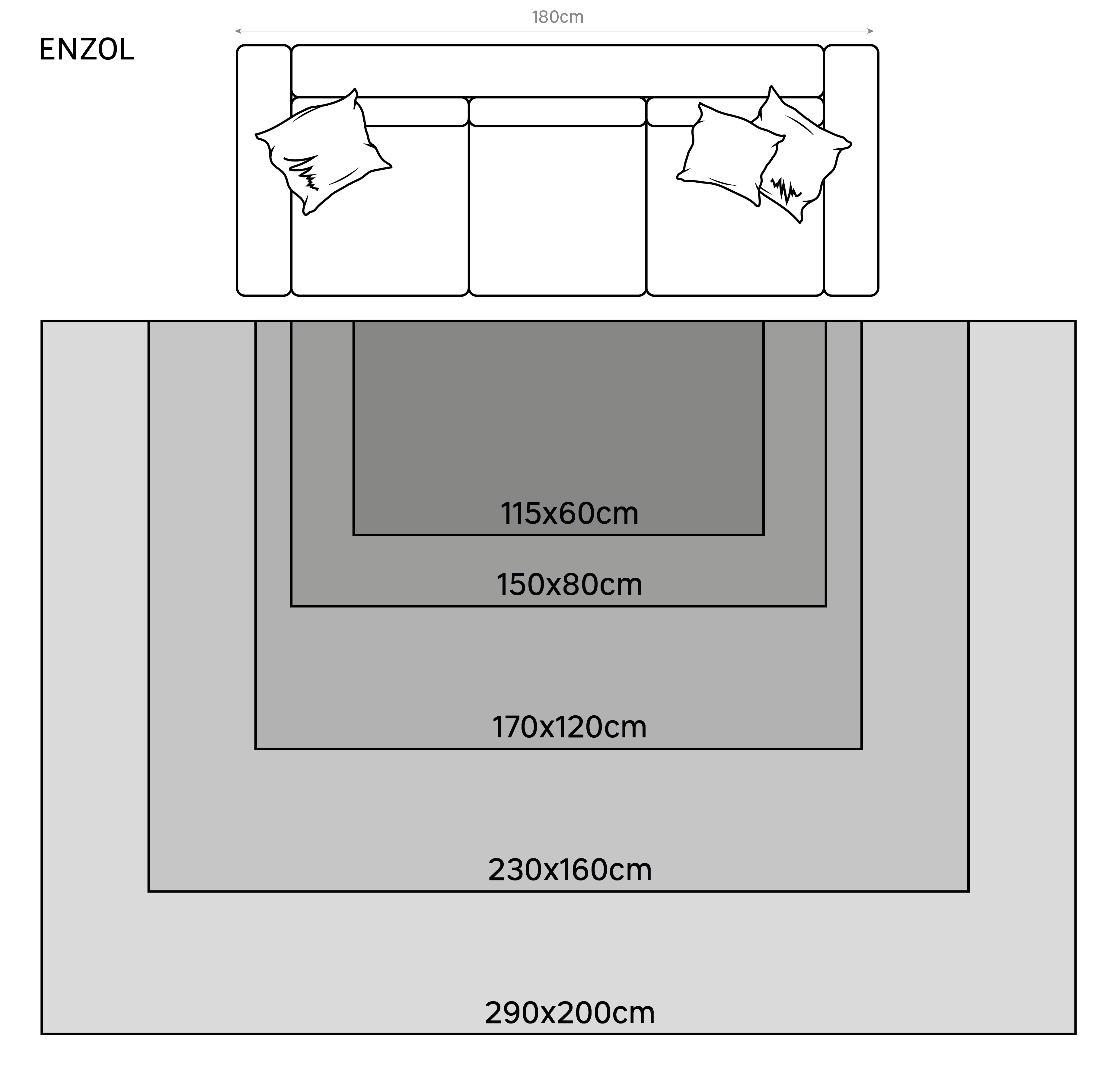 Tapete liso Tony/Enzol 80x150cm eva 3 Inspire - 4