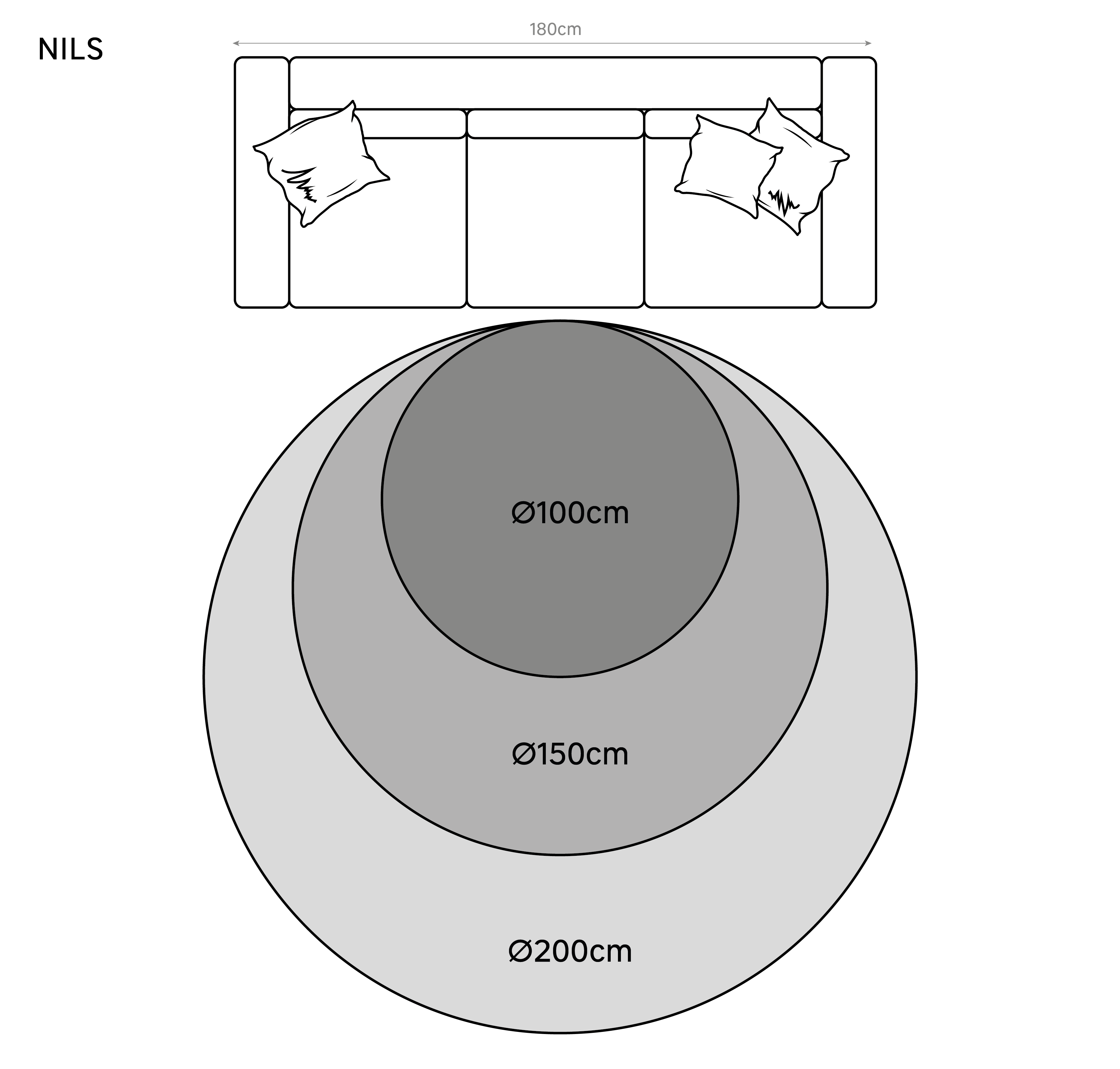 Tapis intérieur rond jute - 6