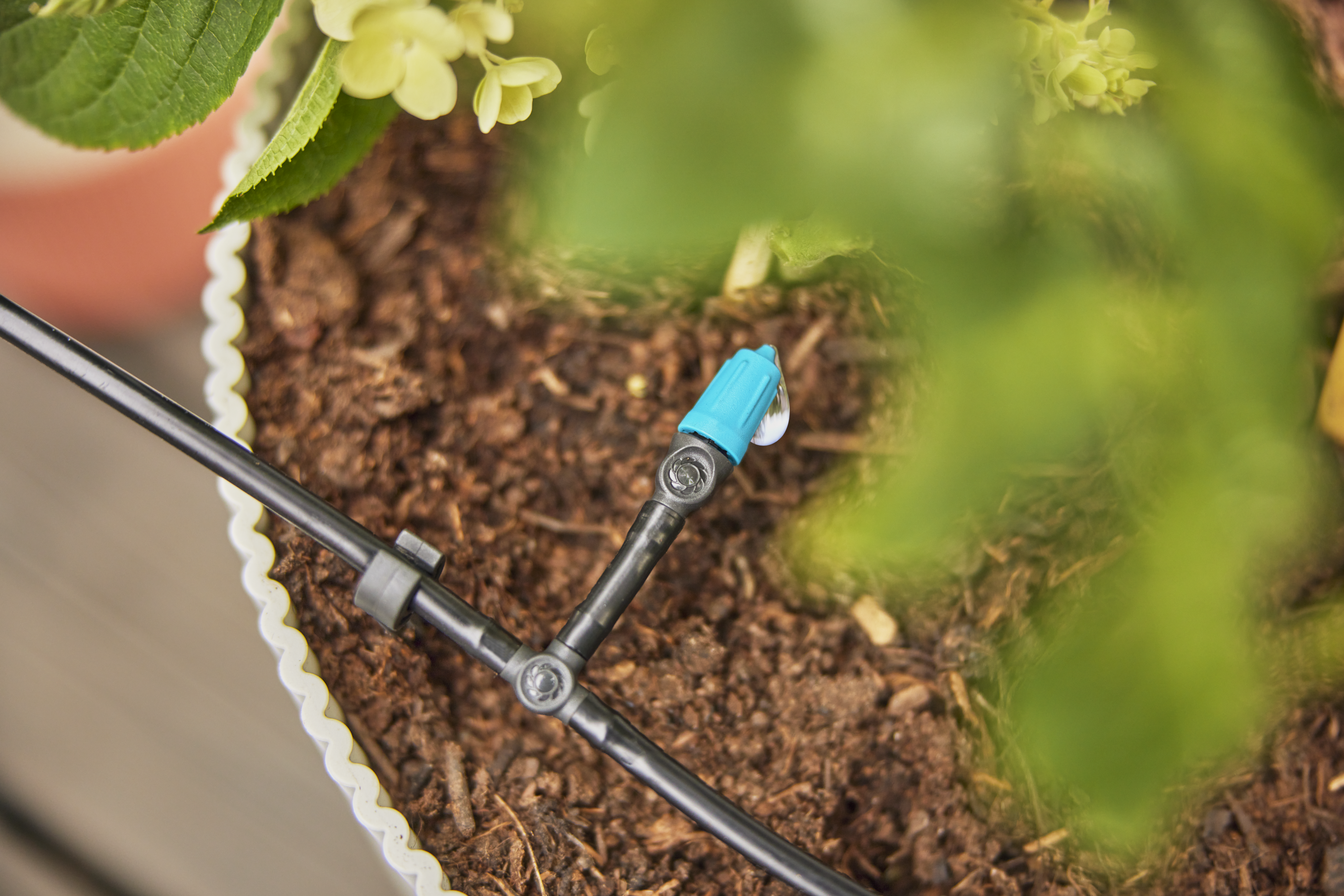 Tuyau polyéthylène nu goutte à goutte GARDENA L.50 m Diam.4.6 mm 1348-26 - 4