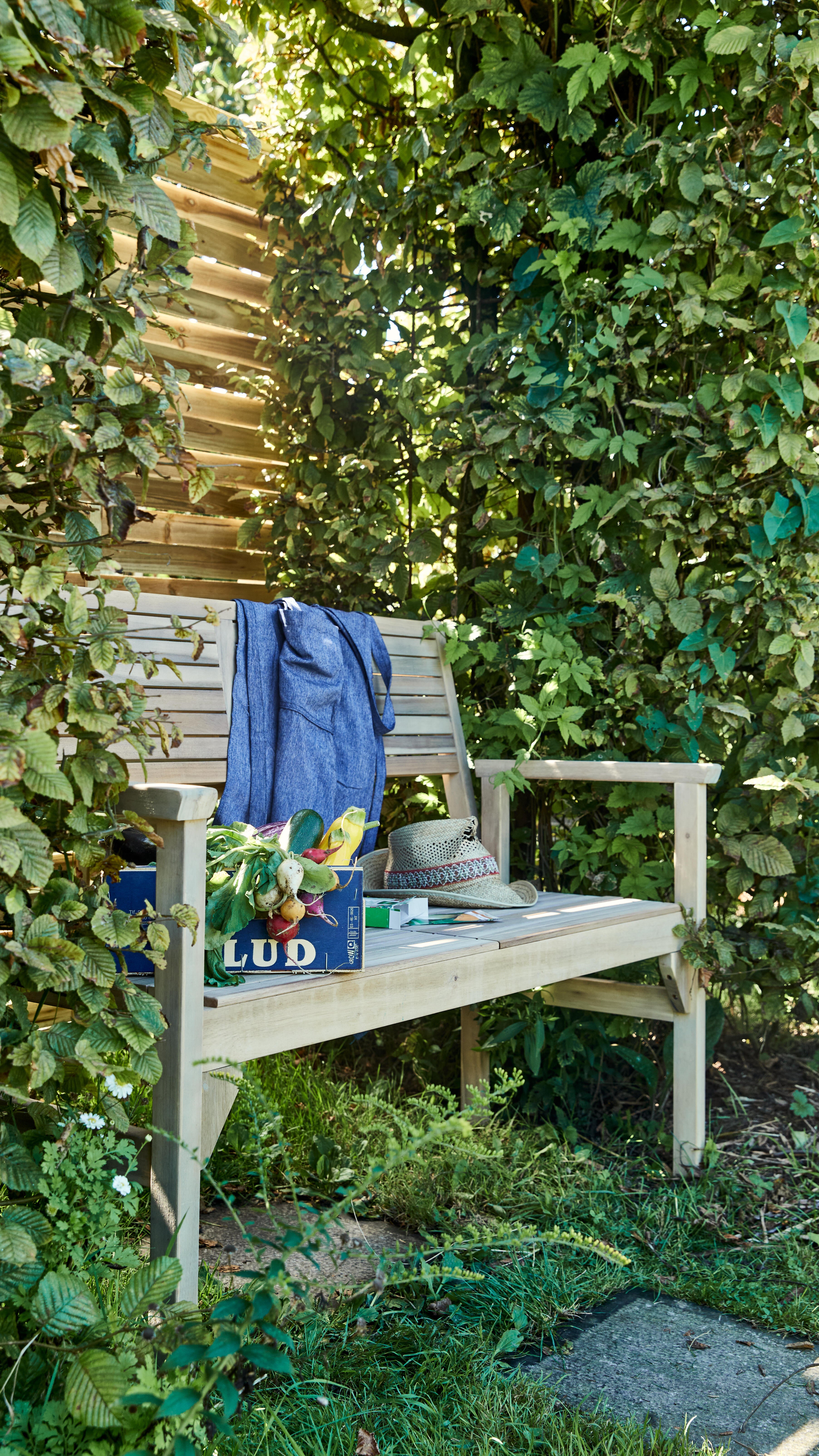 Banco de madera NATERIAL Solis de 120,55 cm - 7