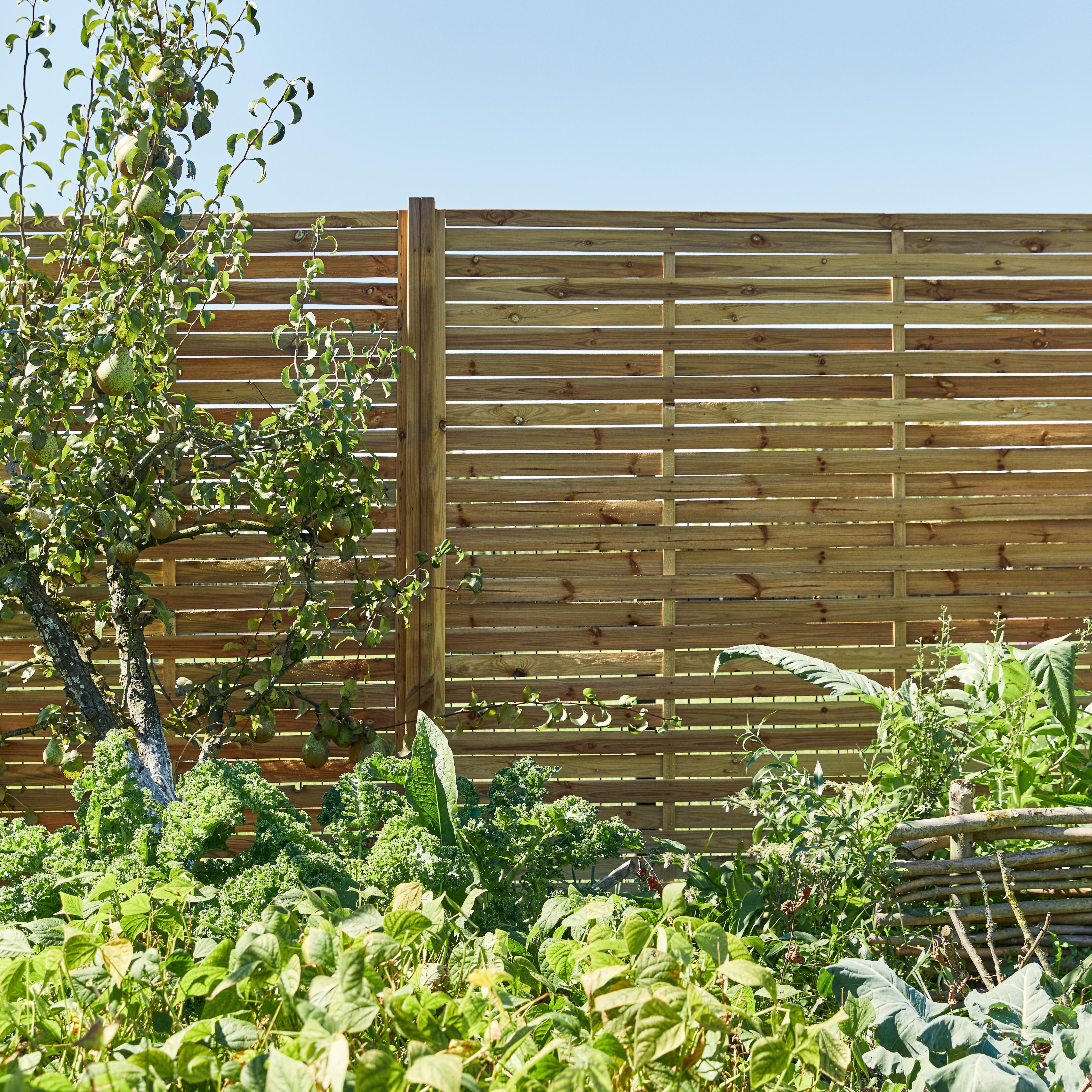 Painel de madeira maciça 180x18,8x180 cm Forest Style - 4