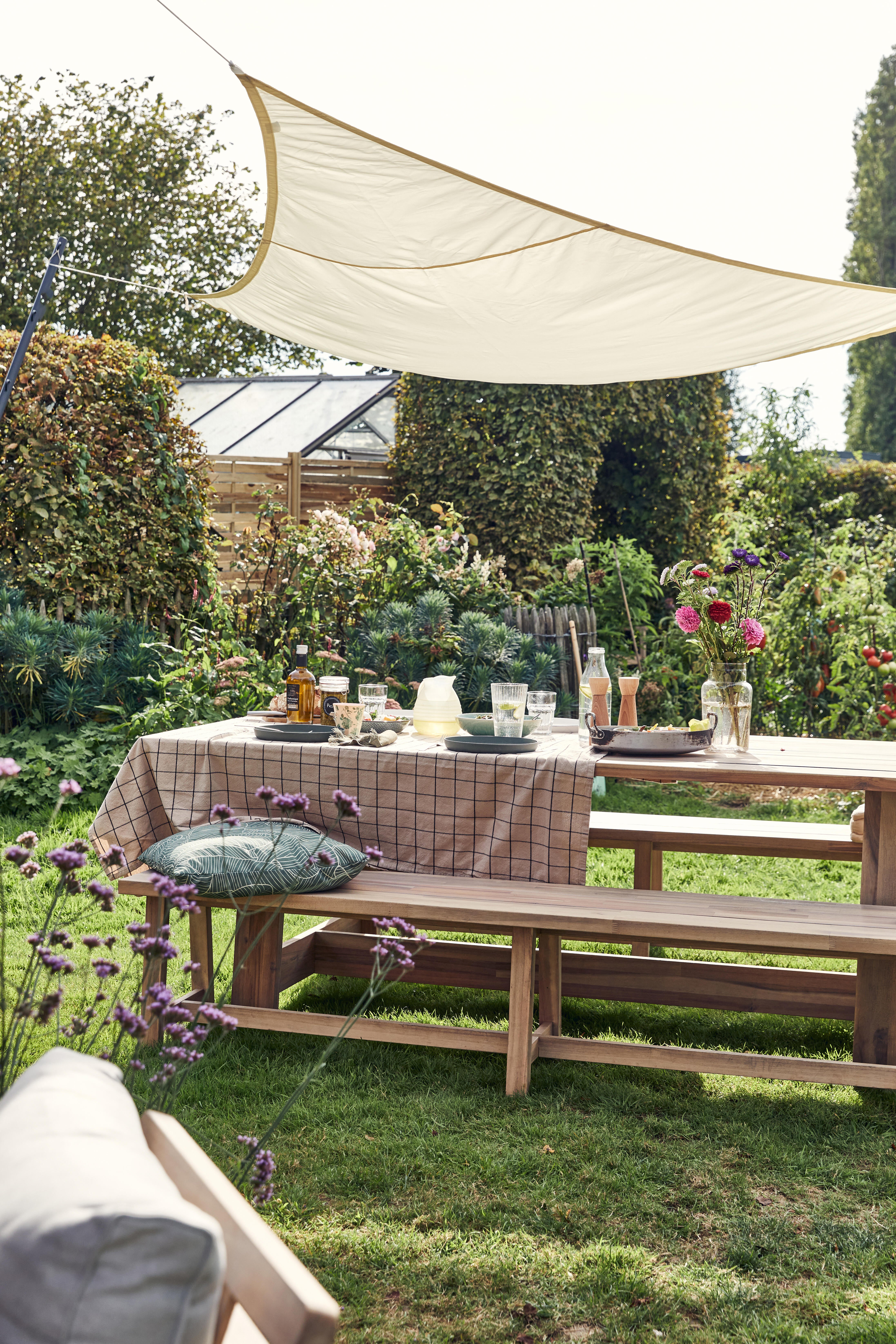 Banco de madeira NATERIAL FARM II FIX 200X38X45CM - 17
